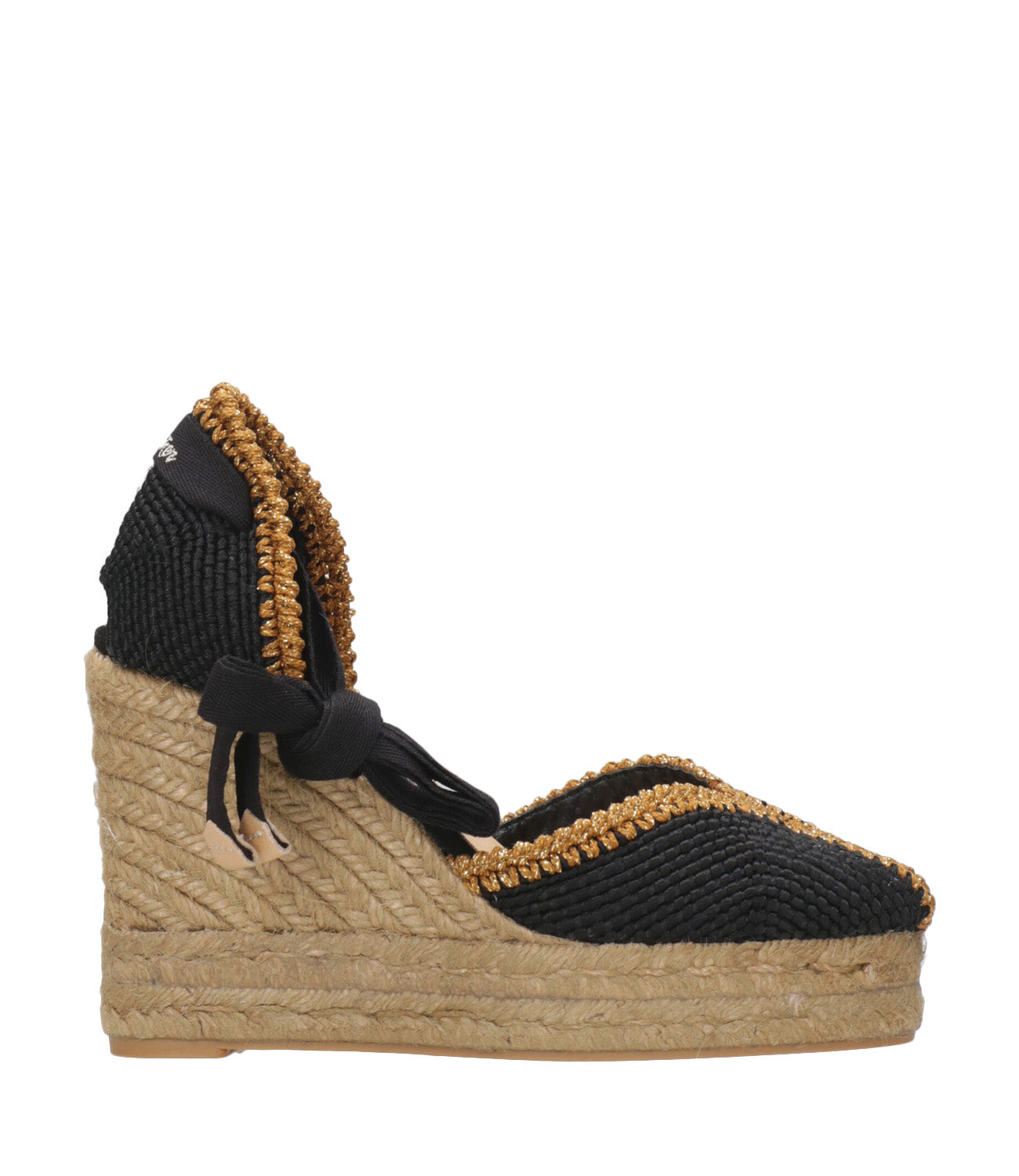 Castaner | Sandal Coeur Black and Gold