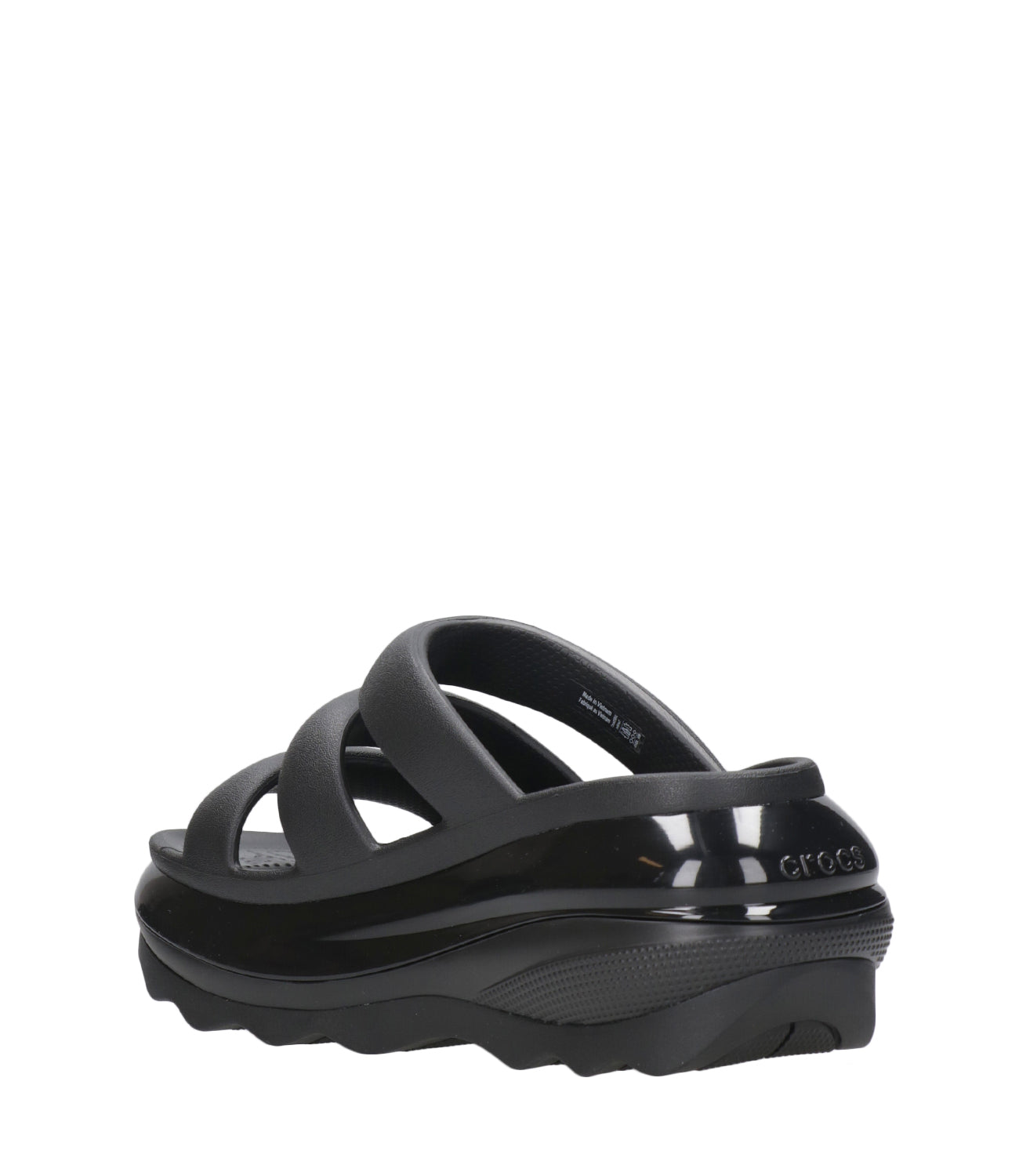 Crocs | Sandalo Mega Crush Triple Strap Nero