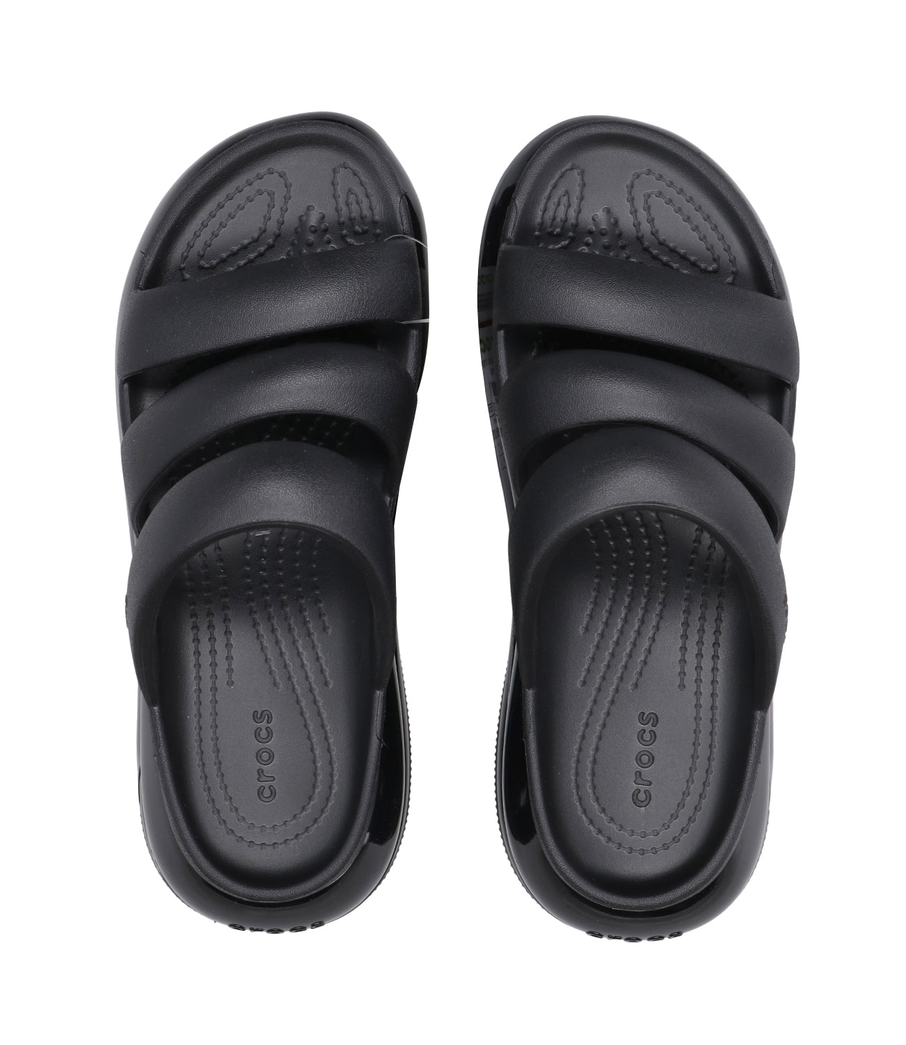 Crocs | Sandalo Mega Crush Triple Strap Nero