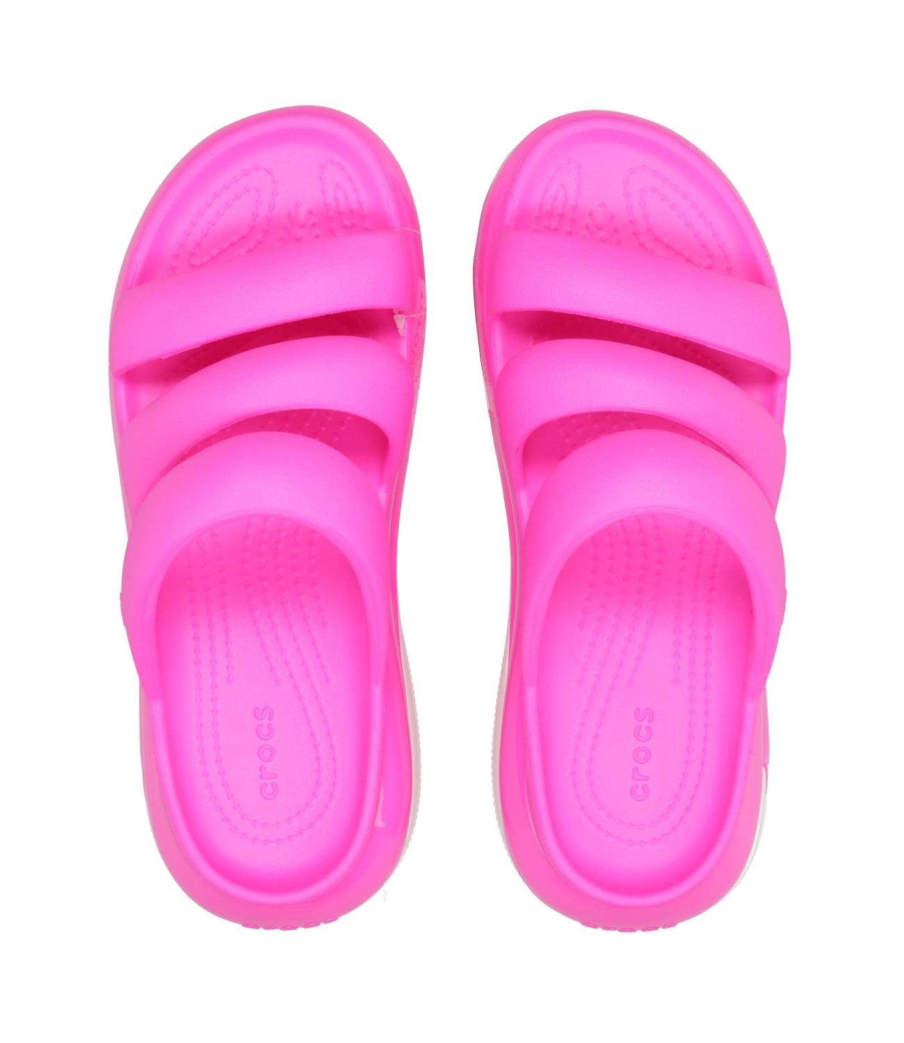 Crocs | Sandalo Mega Crush Triple Strap Fuxia