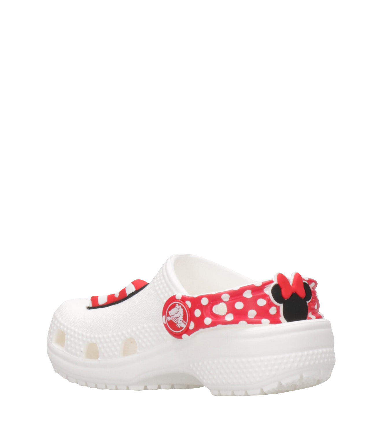 Crocs Kids | Classic Minnie Mouse Clog White and Red Sabot