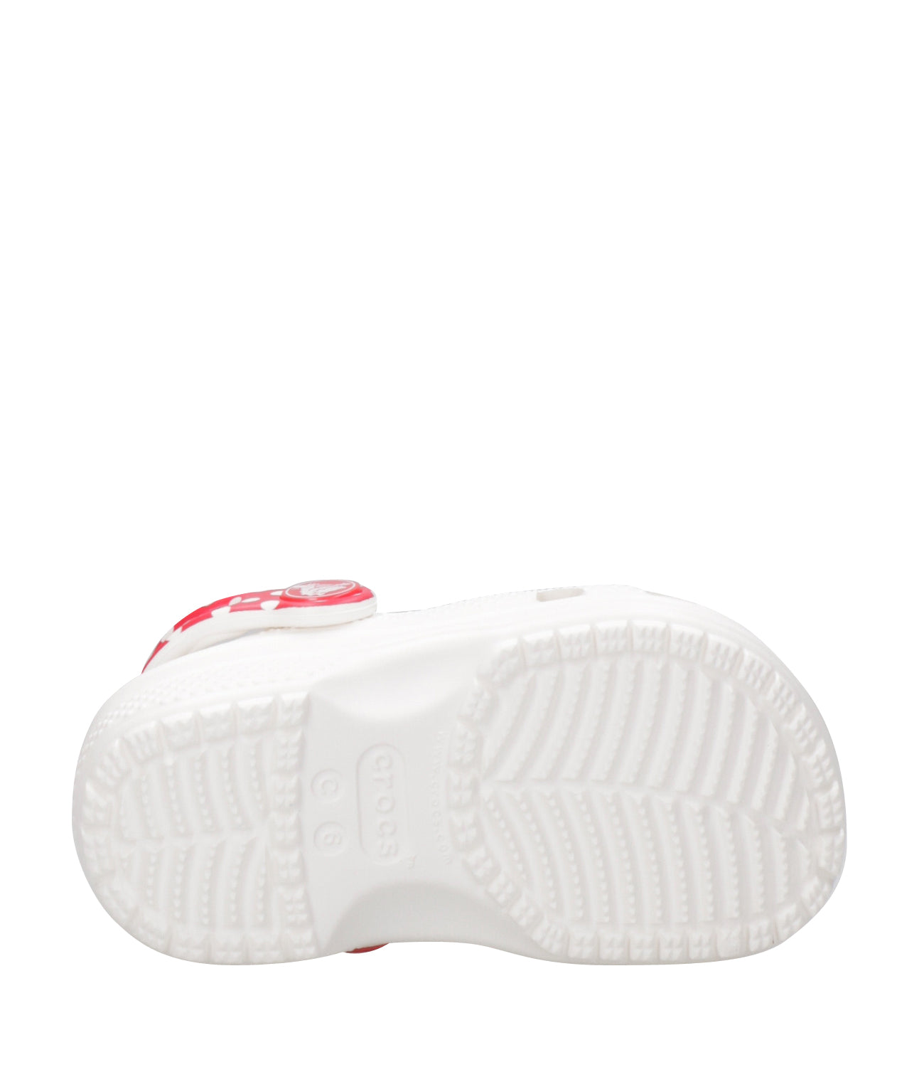 Crocs Kids | Classic Minnie Mouse Clog White and Red Sabot