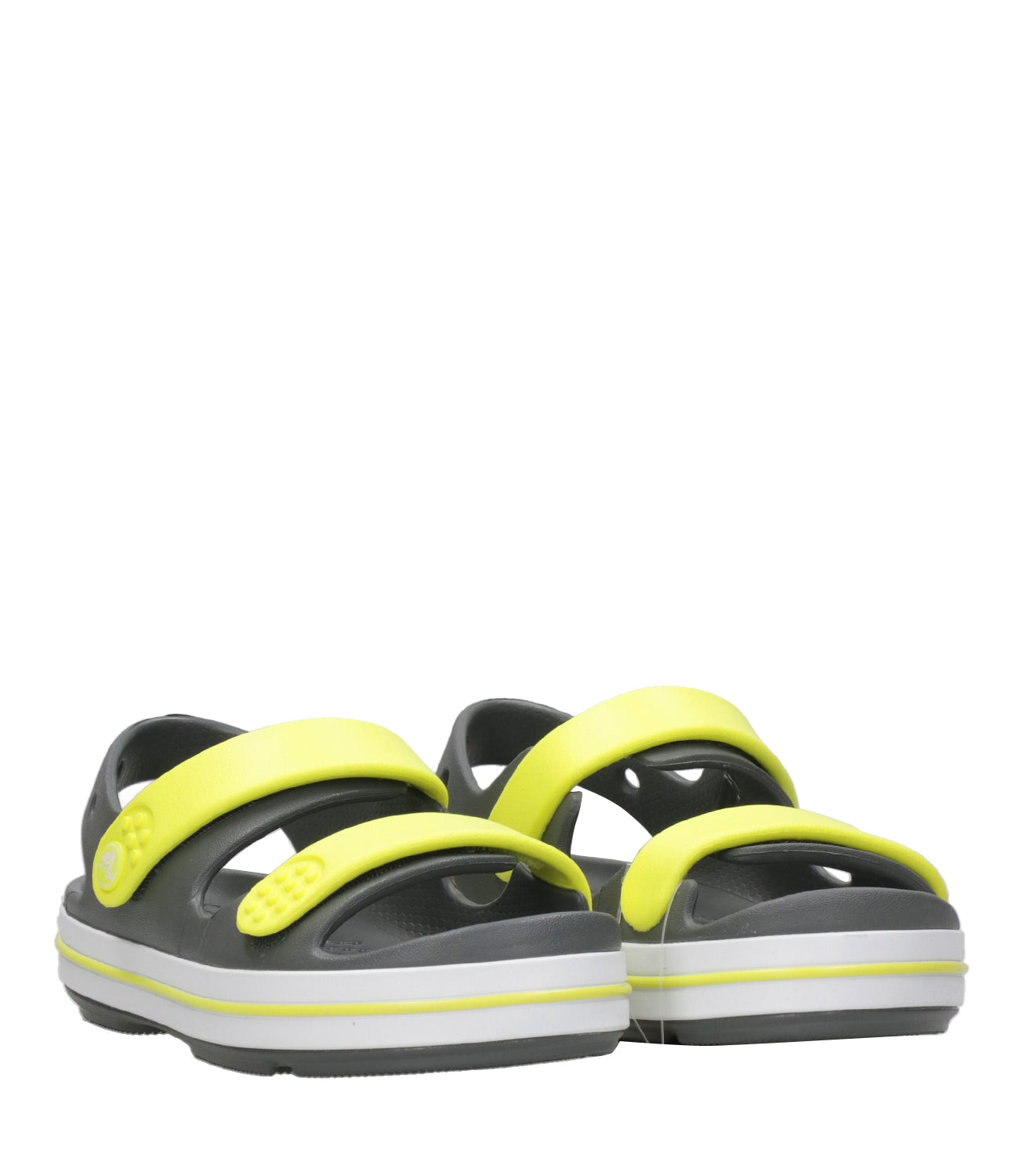 Crocs Kids | Sandalo Crocband Cruiser Grigio e Giallo fluo
