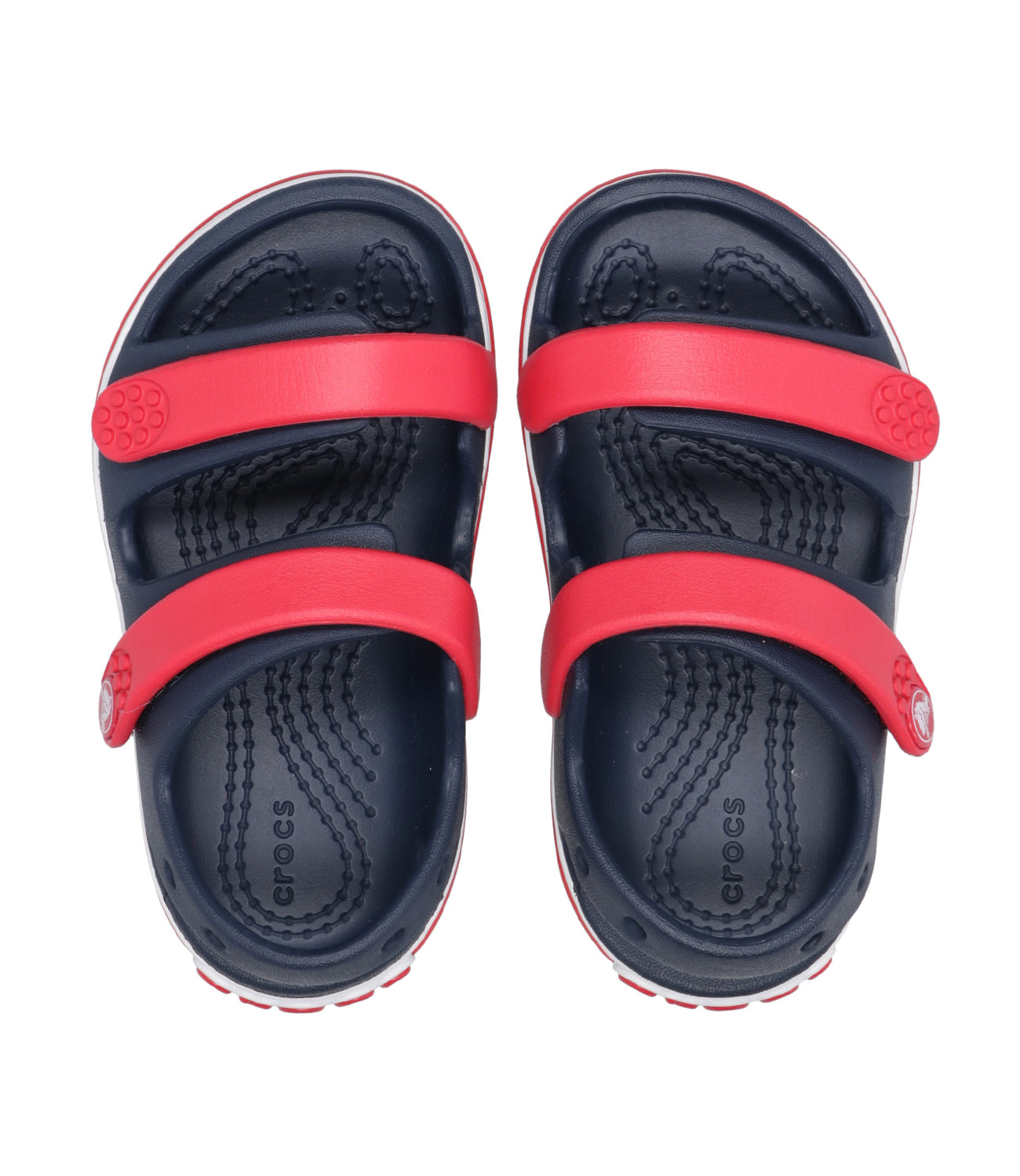 Crocs Kids | Sandalwood Crocband Cruiser Navy Blue and Red