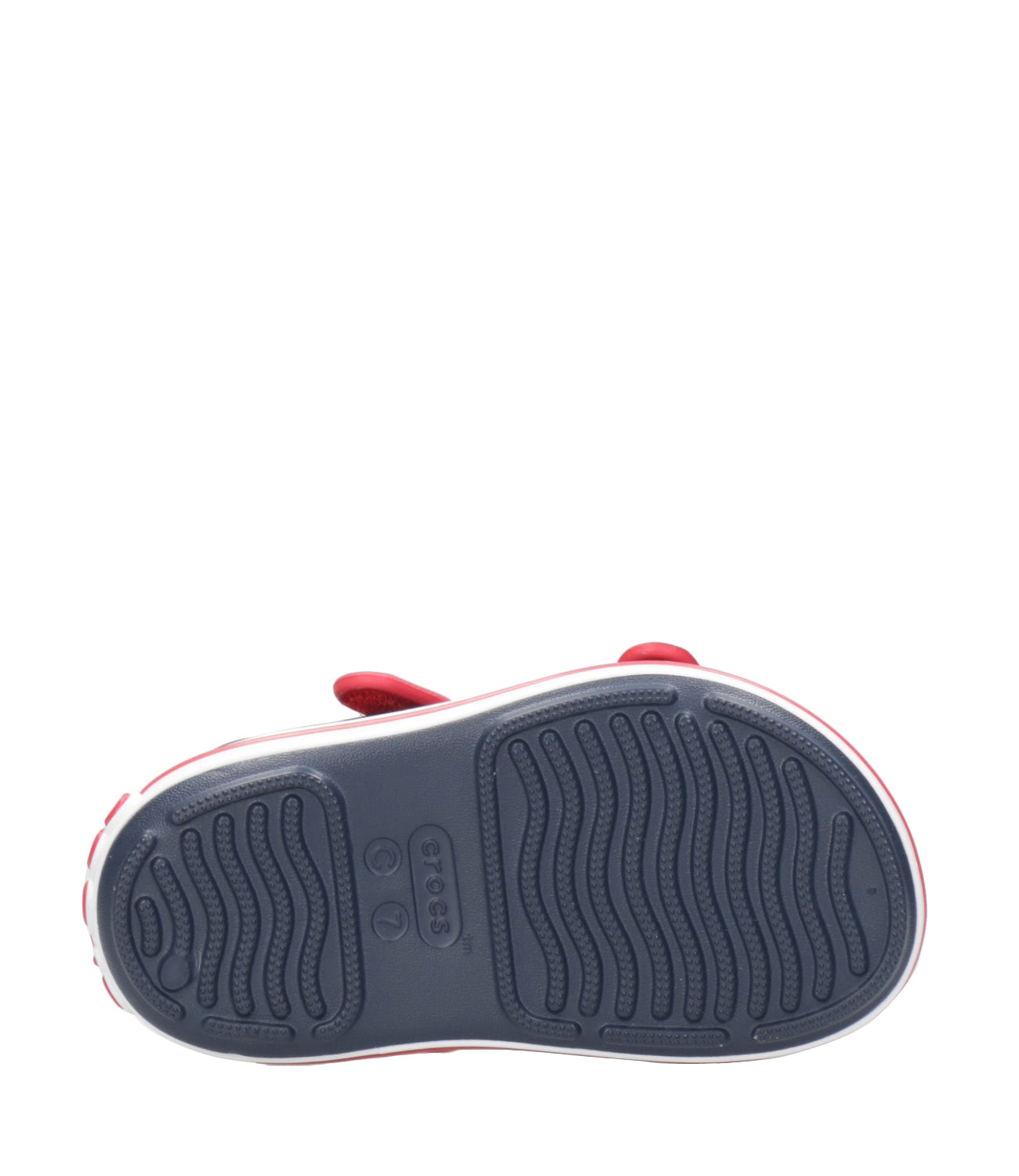 Crocs Kids | Sandalwood Crocband Cruiser Navy Blue and Red