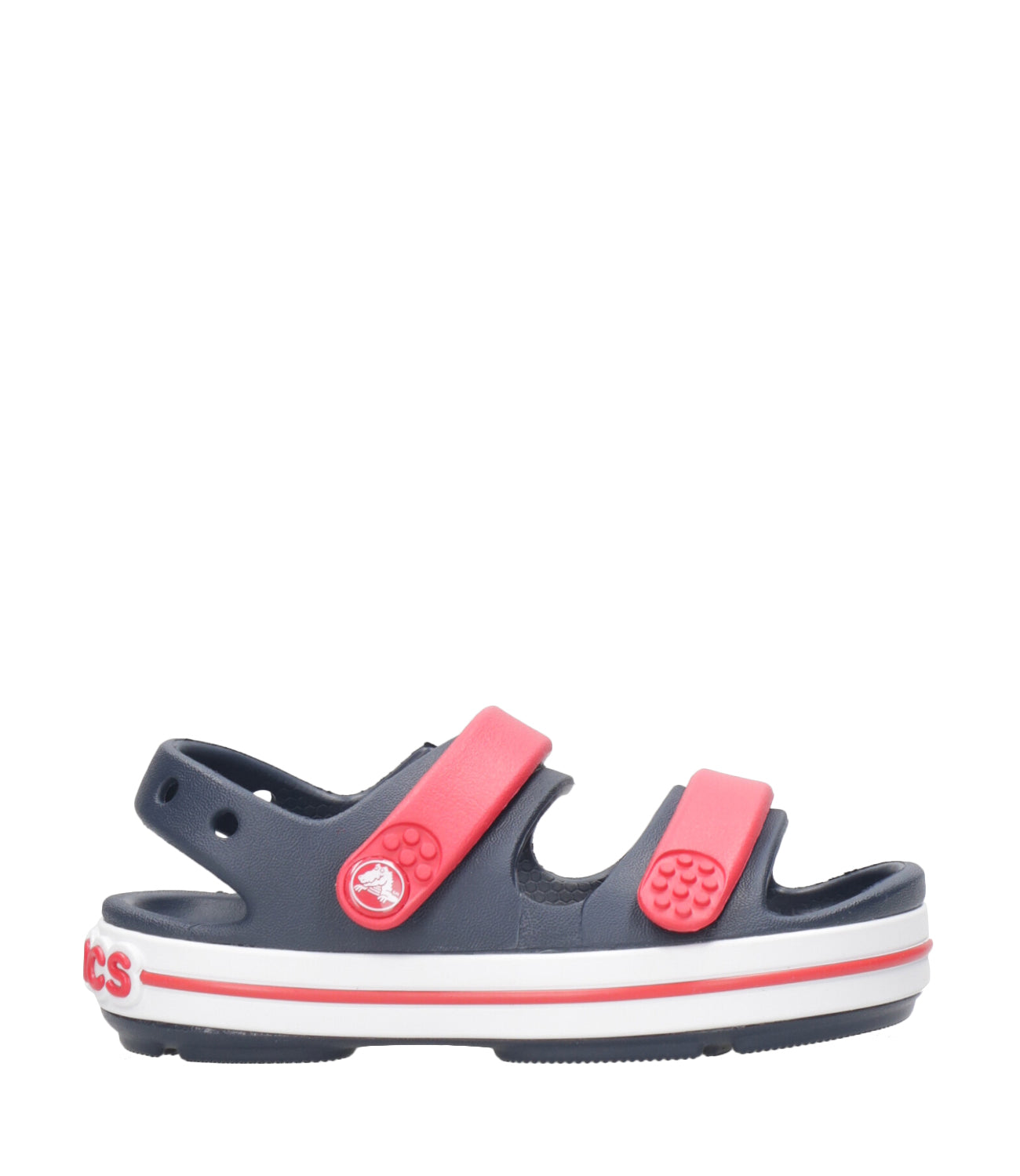 Crocs Kids | Sandalwood Crocband Cruiser Navy Blue and Red