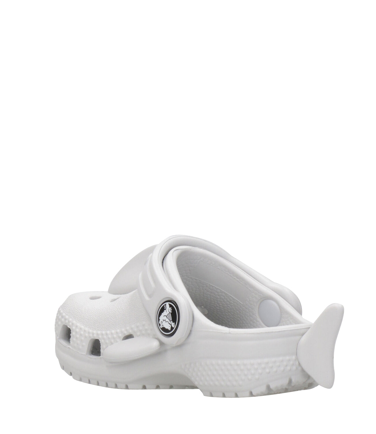 Crocs Kids | Sabot Classic Shark Clog Grigio Chiaro