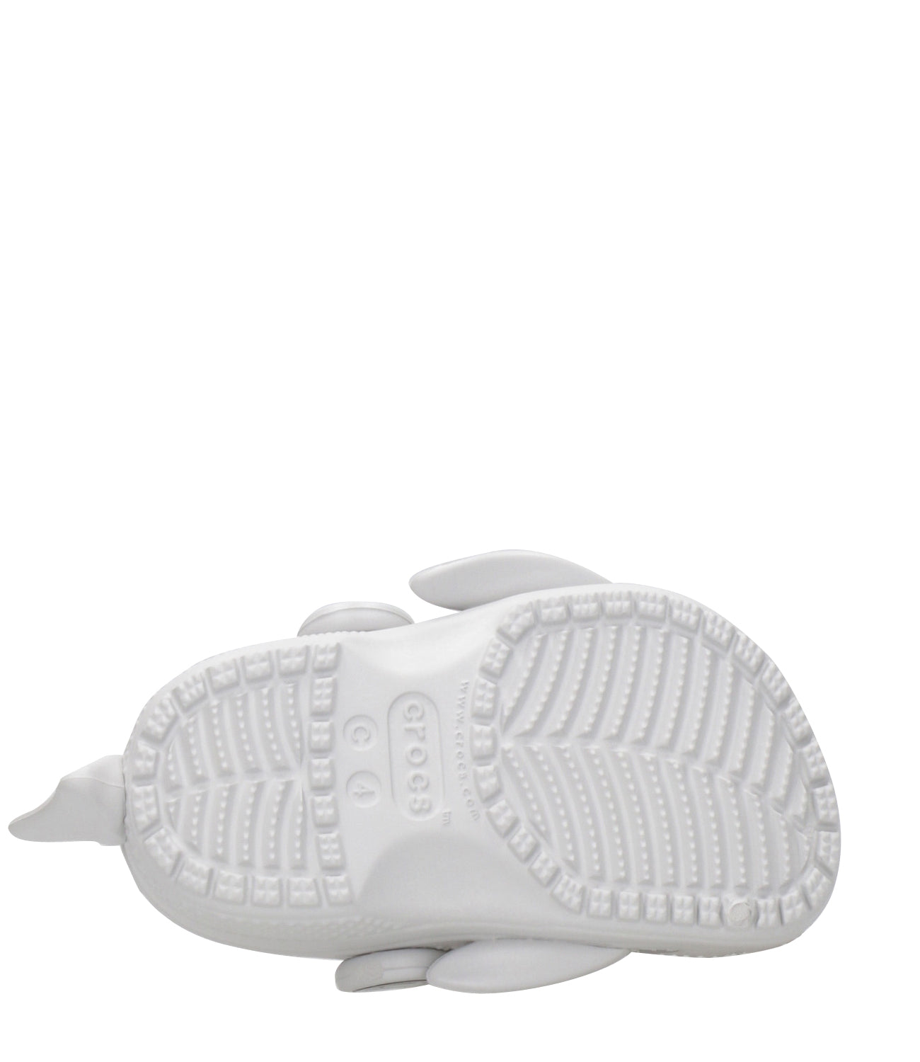 Crocs Kids | Sabot Classic Shark Clog Grigio Chiaro