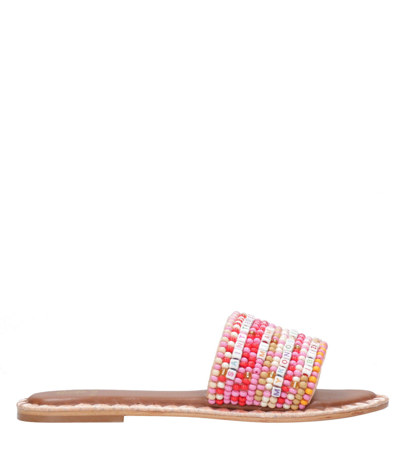 De Sienna Shoes | Orange and Pink Resort Slipper