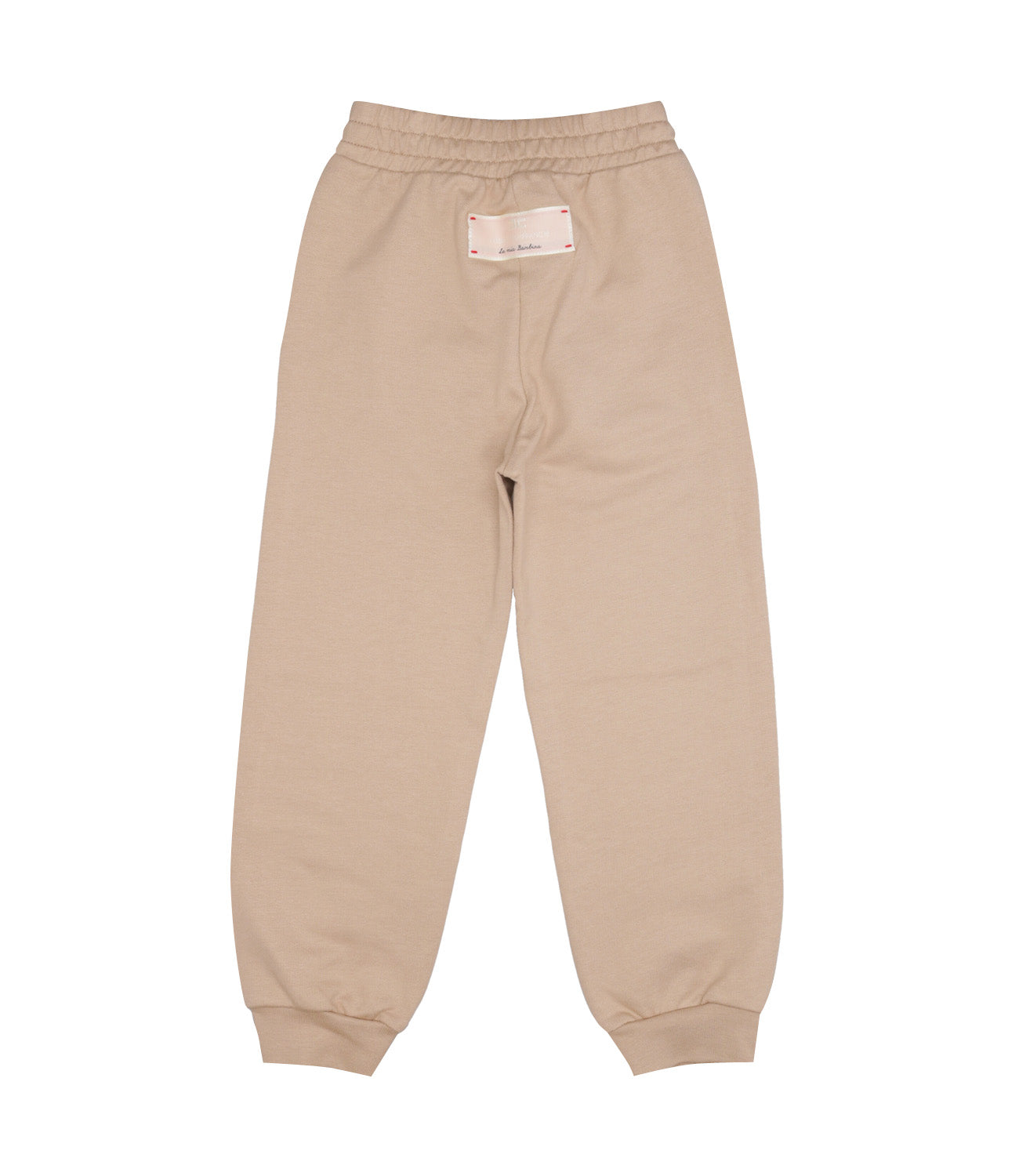 Elisabetta Franchi La Mia Bambina | Pantalone Sportivo Beige e Rosa