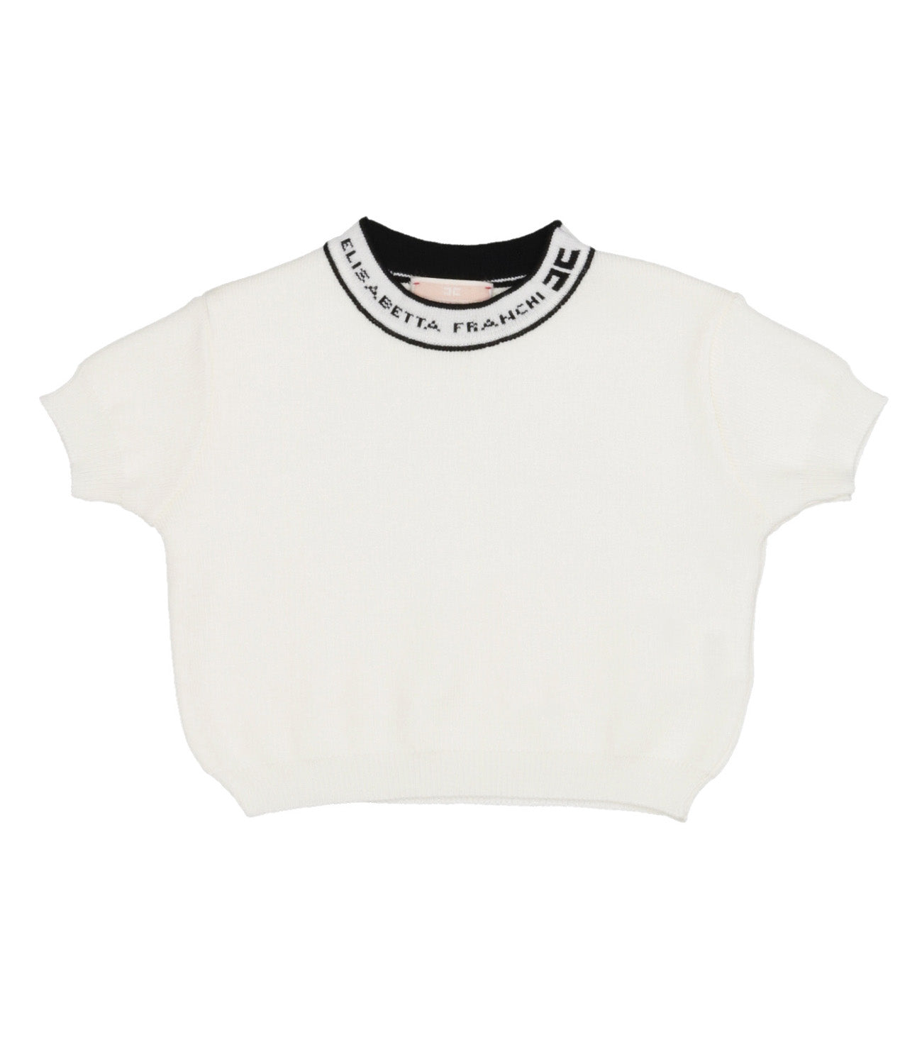 Elisabetta Franchi La Mia Bambina | T-Shirt Burro e Nero