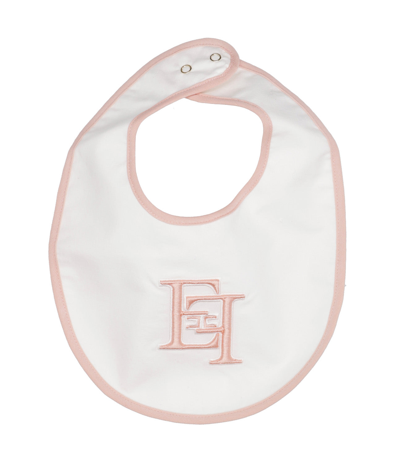 Elisabetta Franchi La Mia Bambina | Pink and White Bib