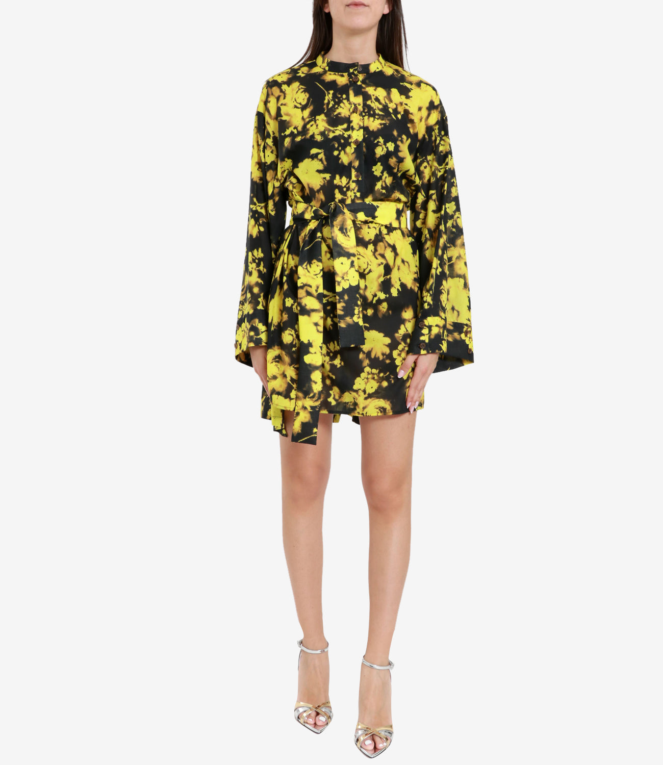 Erika Cavallini | Miranda Black and Yellow Dress