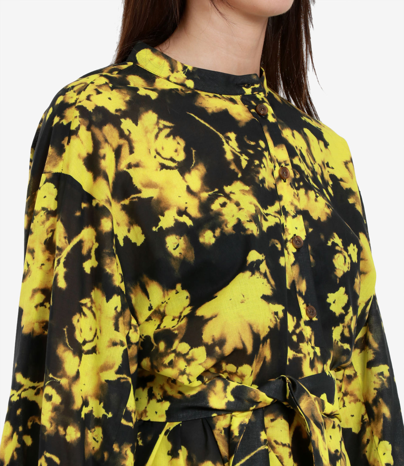 Erika Cavallini | Miranda Black and Yellow Dress