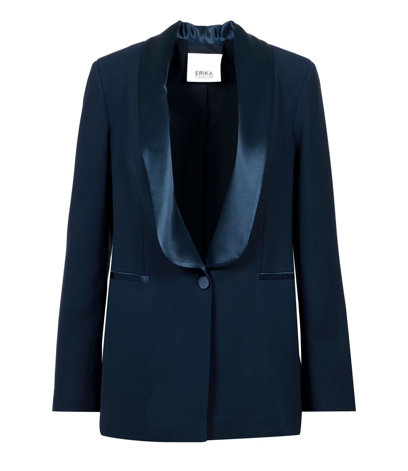 Erika Cavallini | Flora Jacket Navy Blue