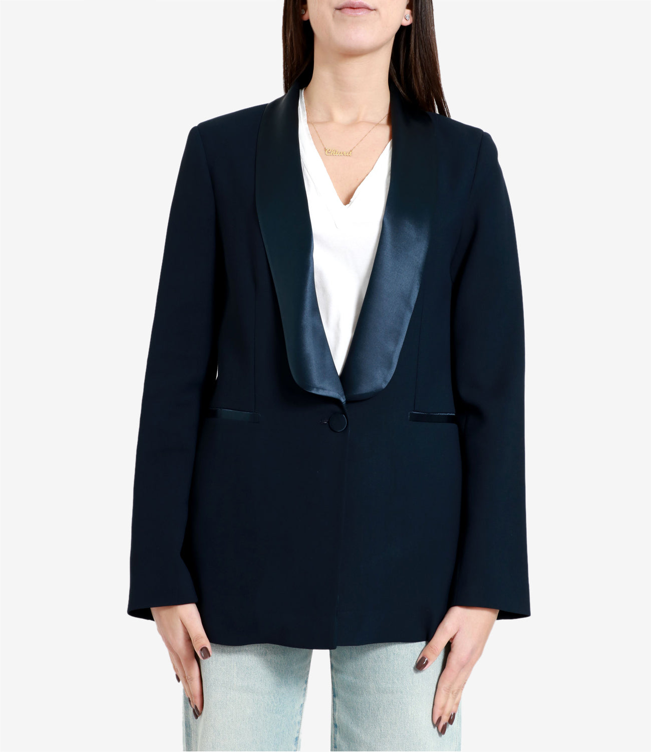 Erika Cavallini | Flora Jacket Navy Blue