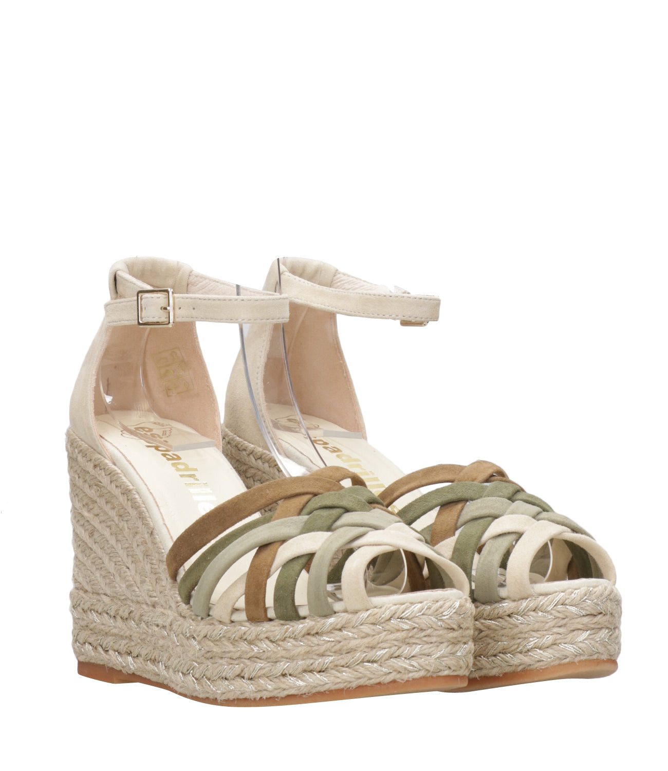 Espadrilles | Sandalo Ale Ante Verde e Beige