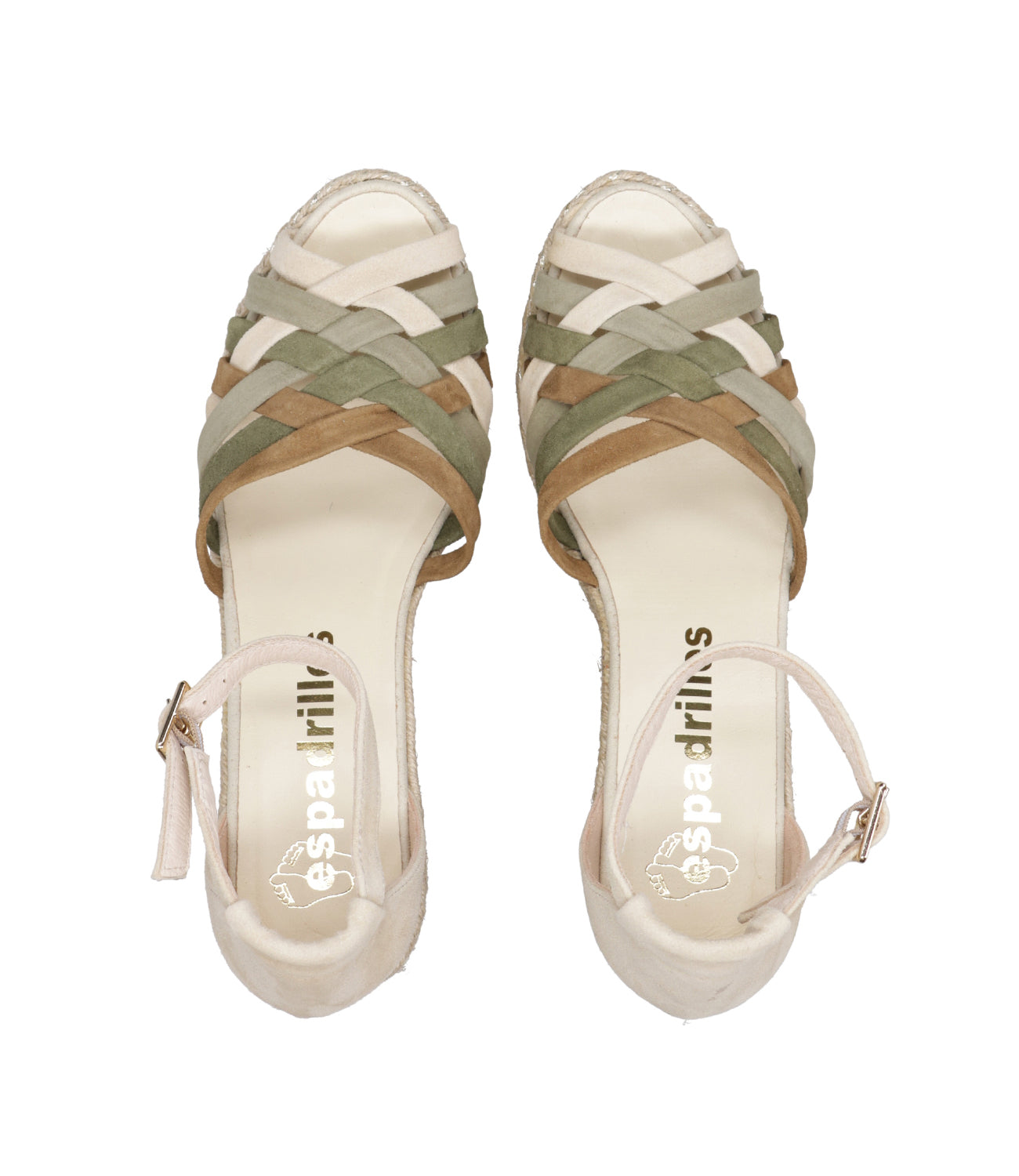 Espadrilles | Sandal Ale Ante Green and Beige