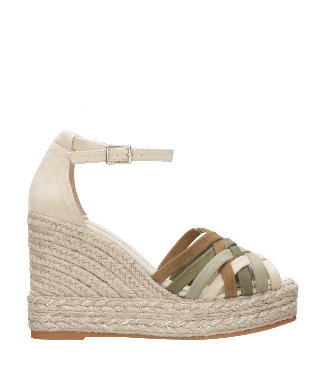 Espadrilles | Sandalo Ale Ante Verde e Beige