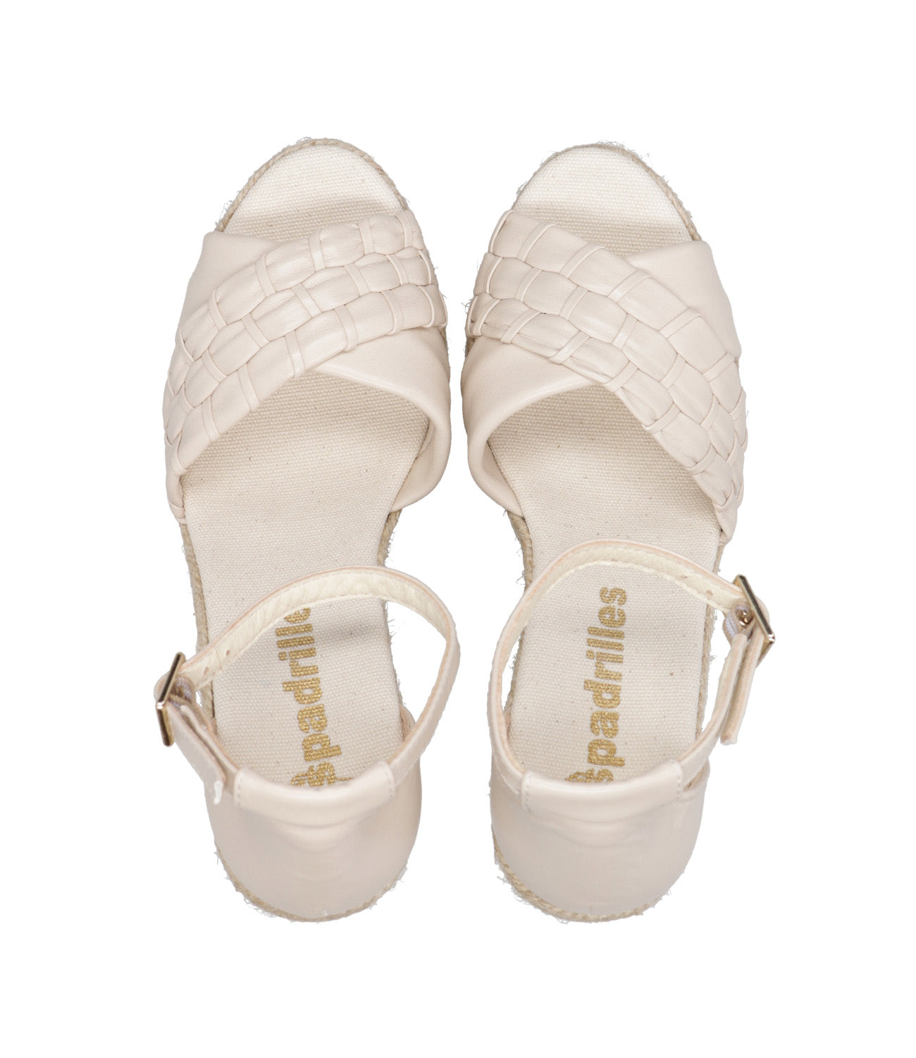 Espadrilles | Sandalwood Sania Napa Ivory