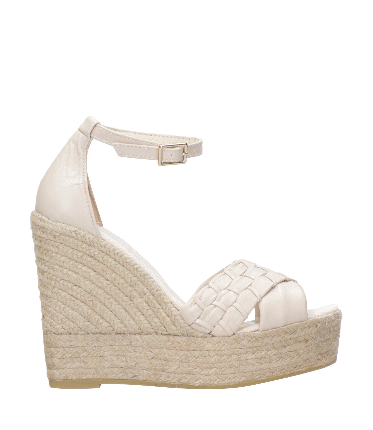 Espadrilles | Sandalwood Sania Napa Ivory