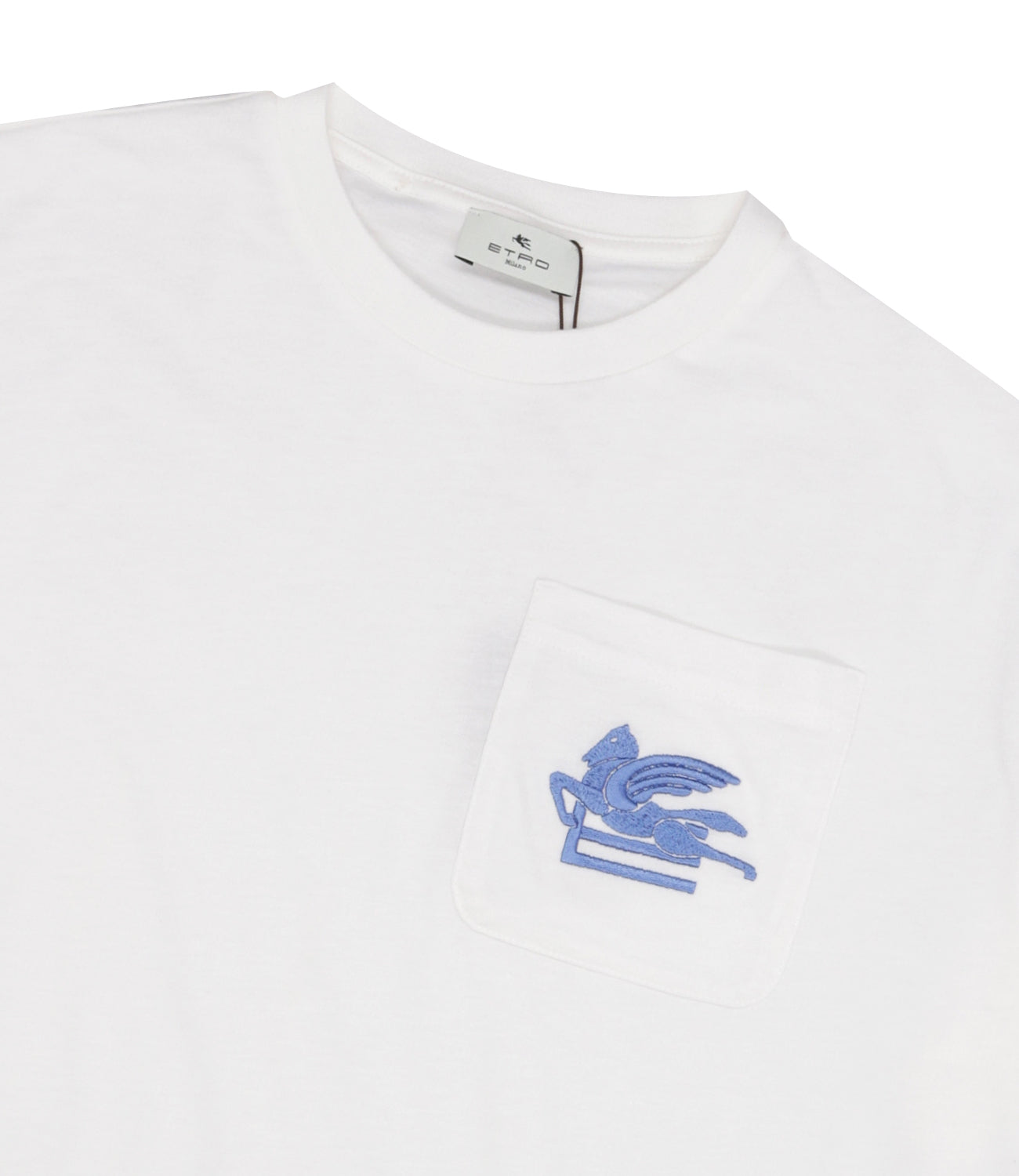 Etro Kids | Ivory and Light Blue T-Shirt