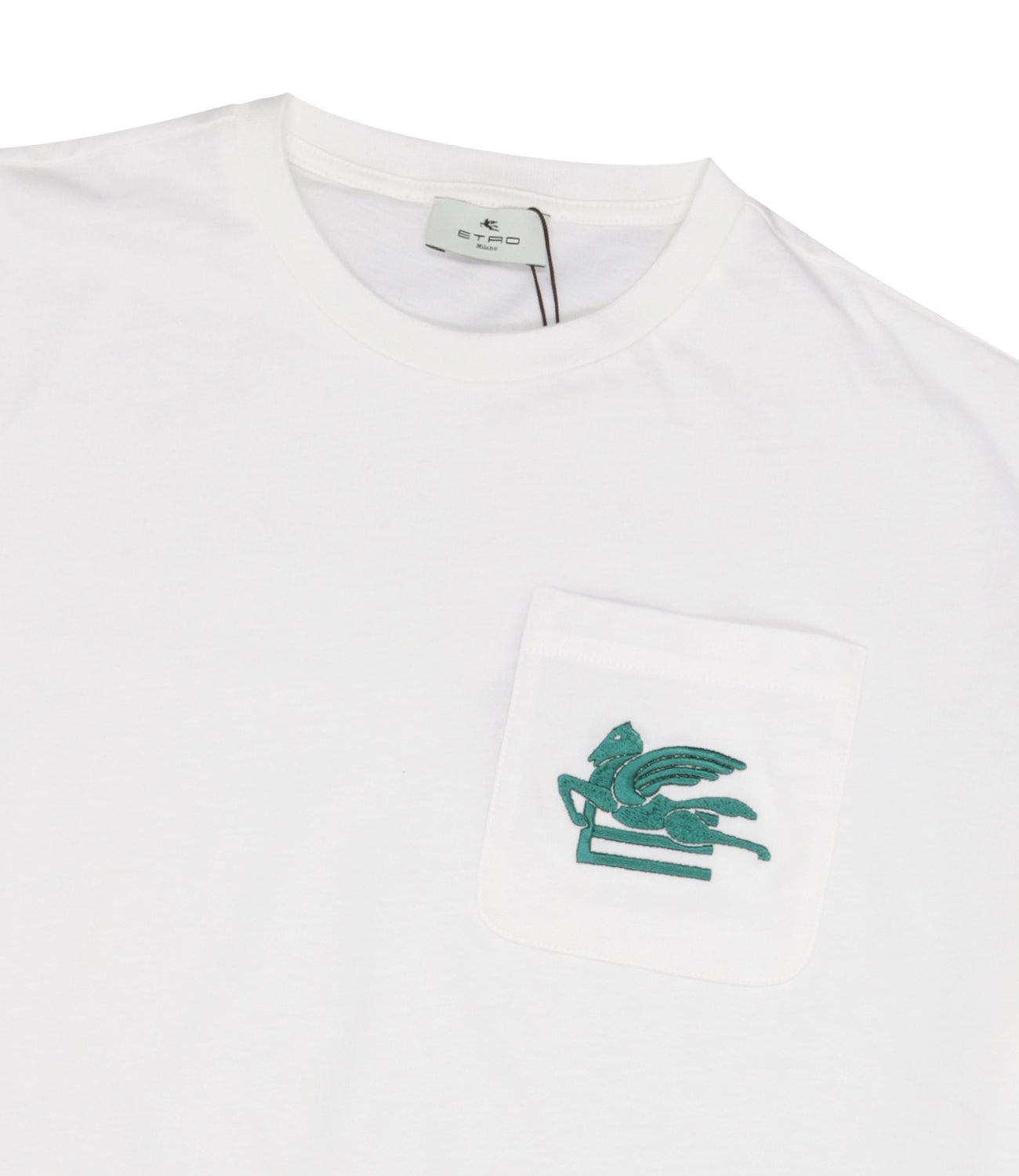 Etro Kids | Ivory and Green T-Shirt