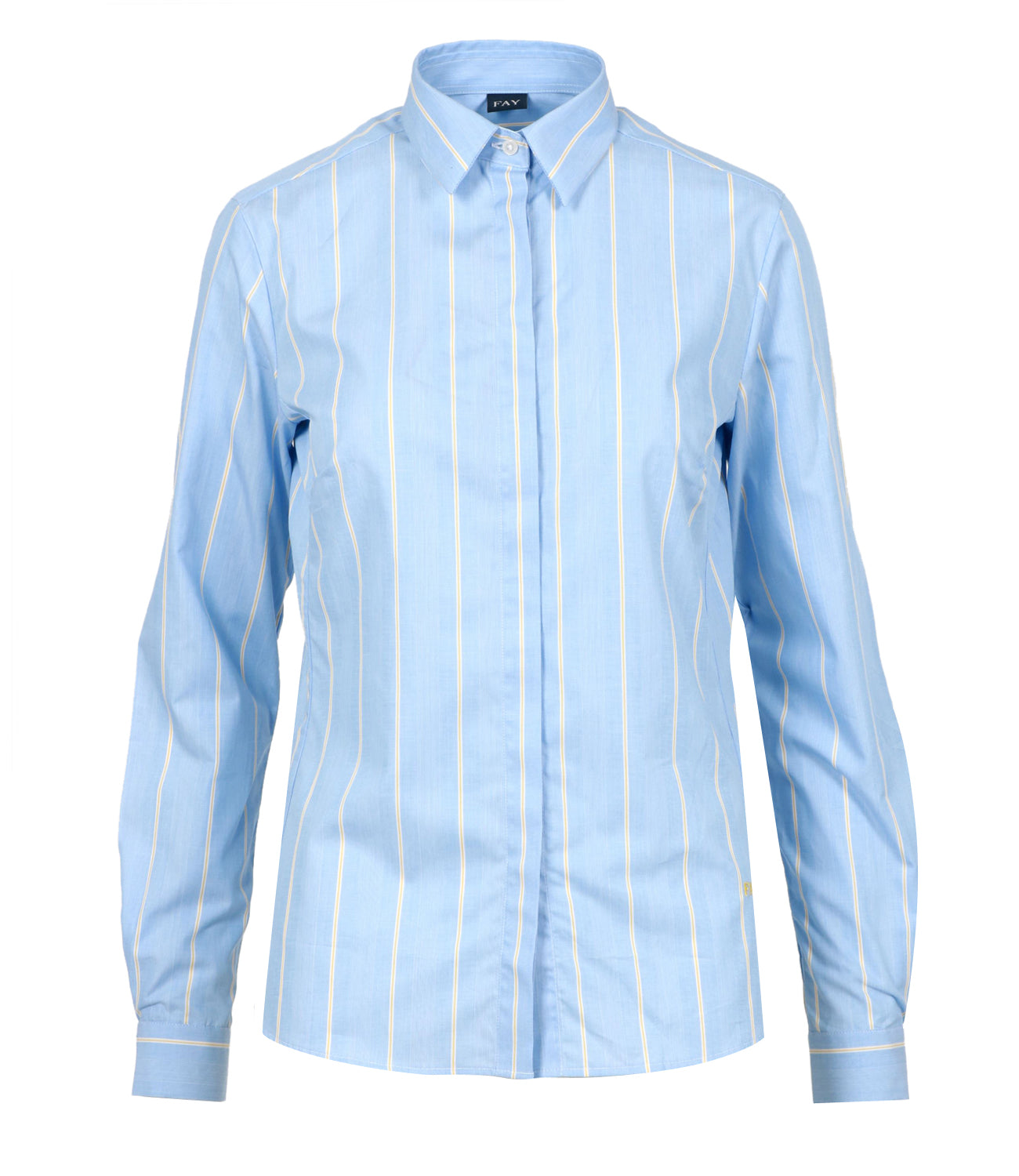 Fay | Camicia Celeste e Gialla