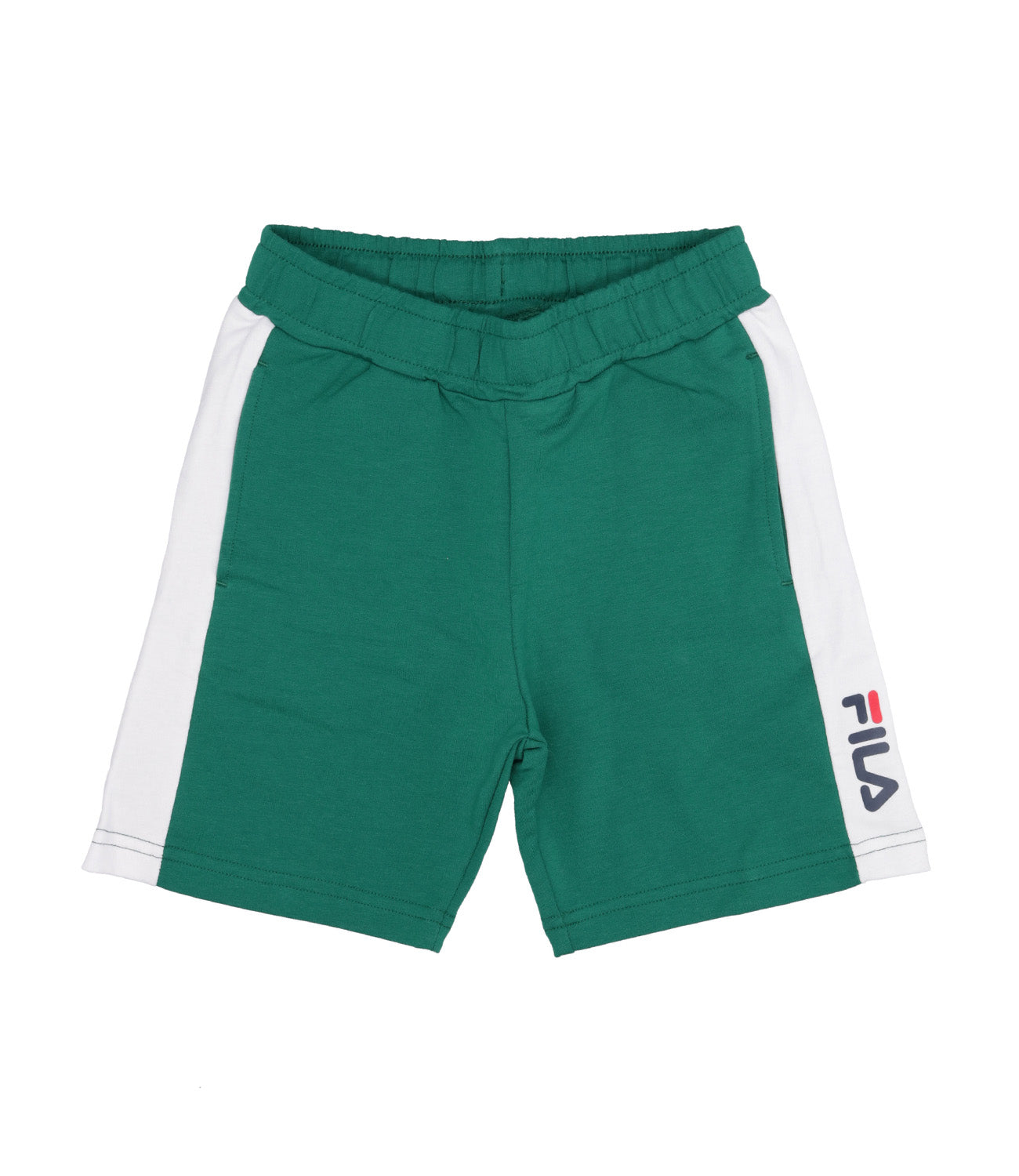 Fila Kids | Shorts Verde e Bianco