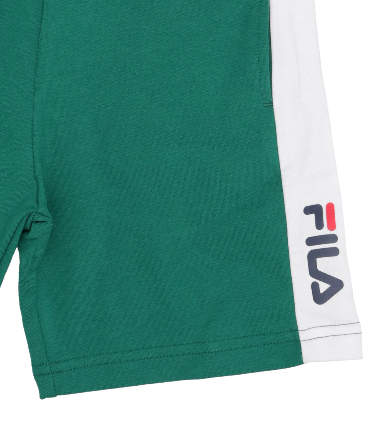 Fila Kids | Shorts Verde e Bianco