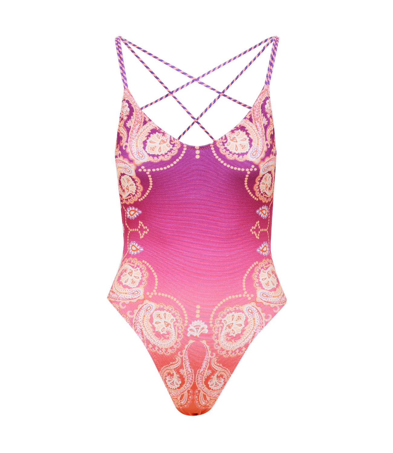 F**K Project | Orange and Purple Monokini