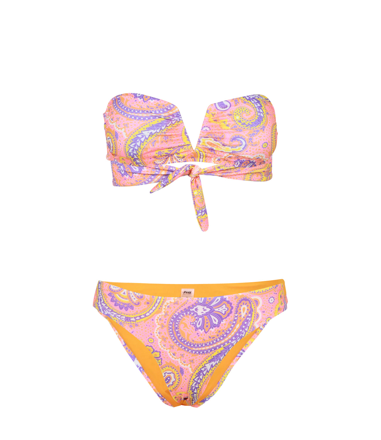 F**K Project | Salmon, Yellow and Purple Bikini Costume