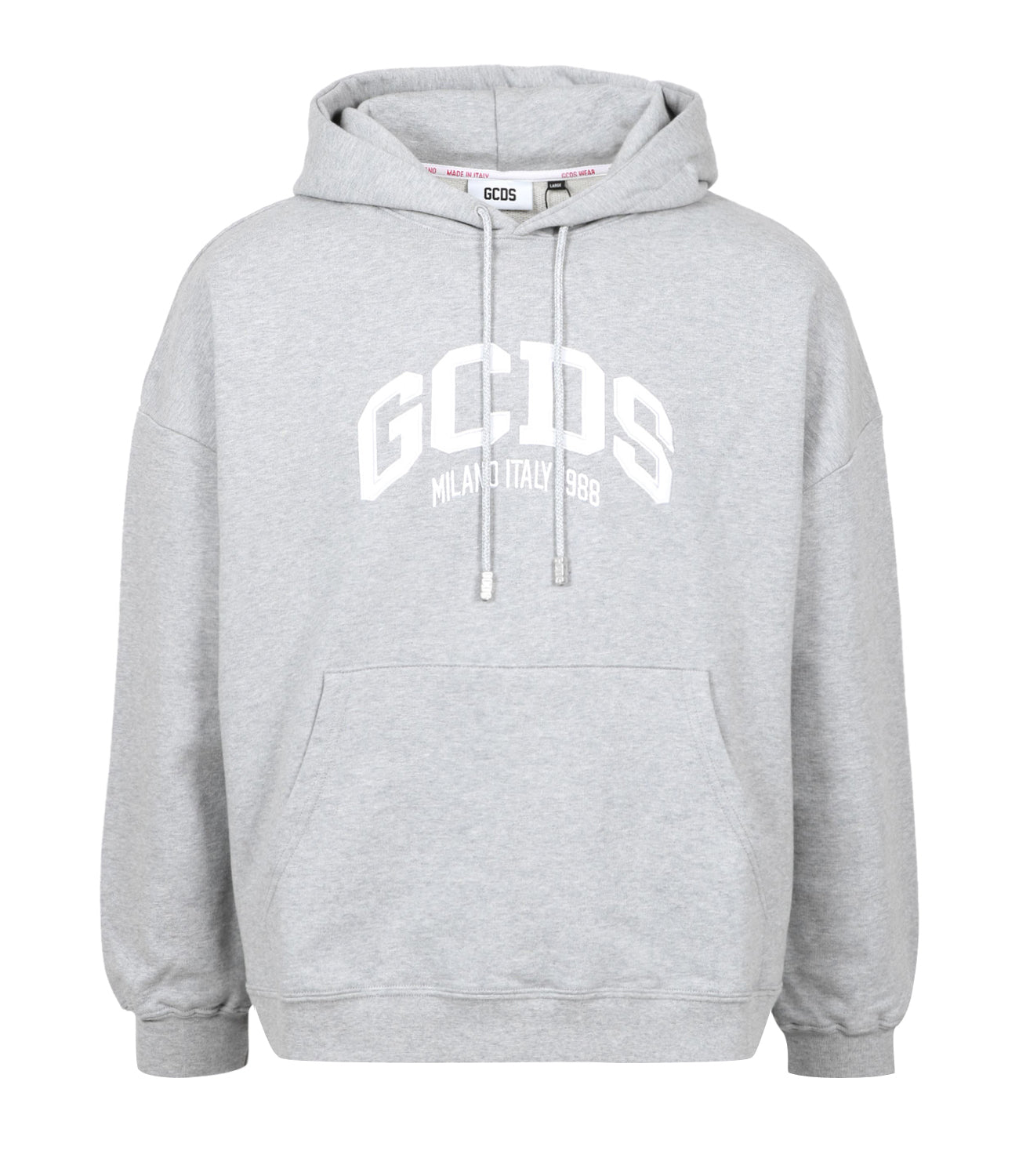 GCDS | Felpa Logo Loose Grigia