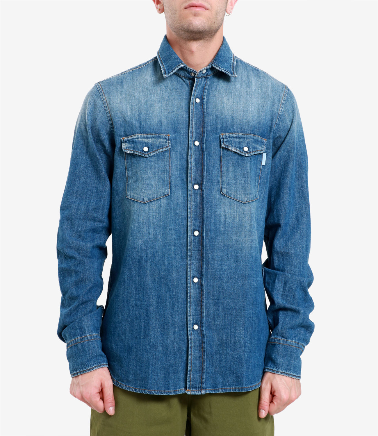 Grifoni | Camicia Denim Medio