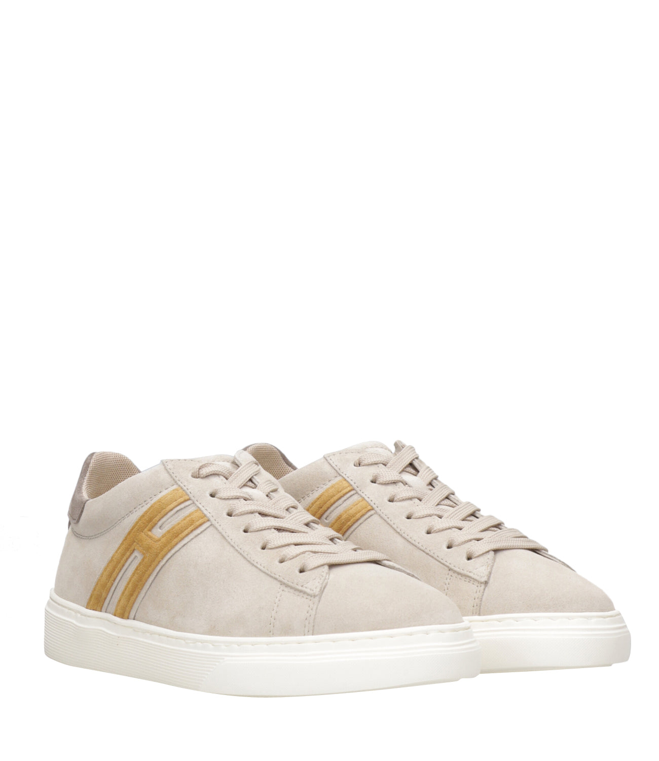 Hogan | Sneakers H365 Allacciato Beige e Giallo