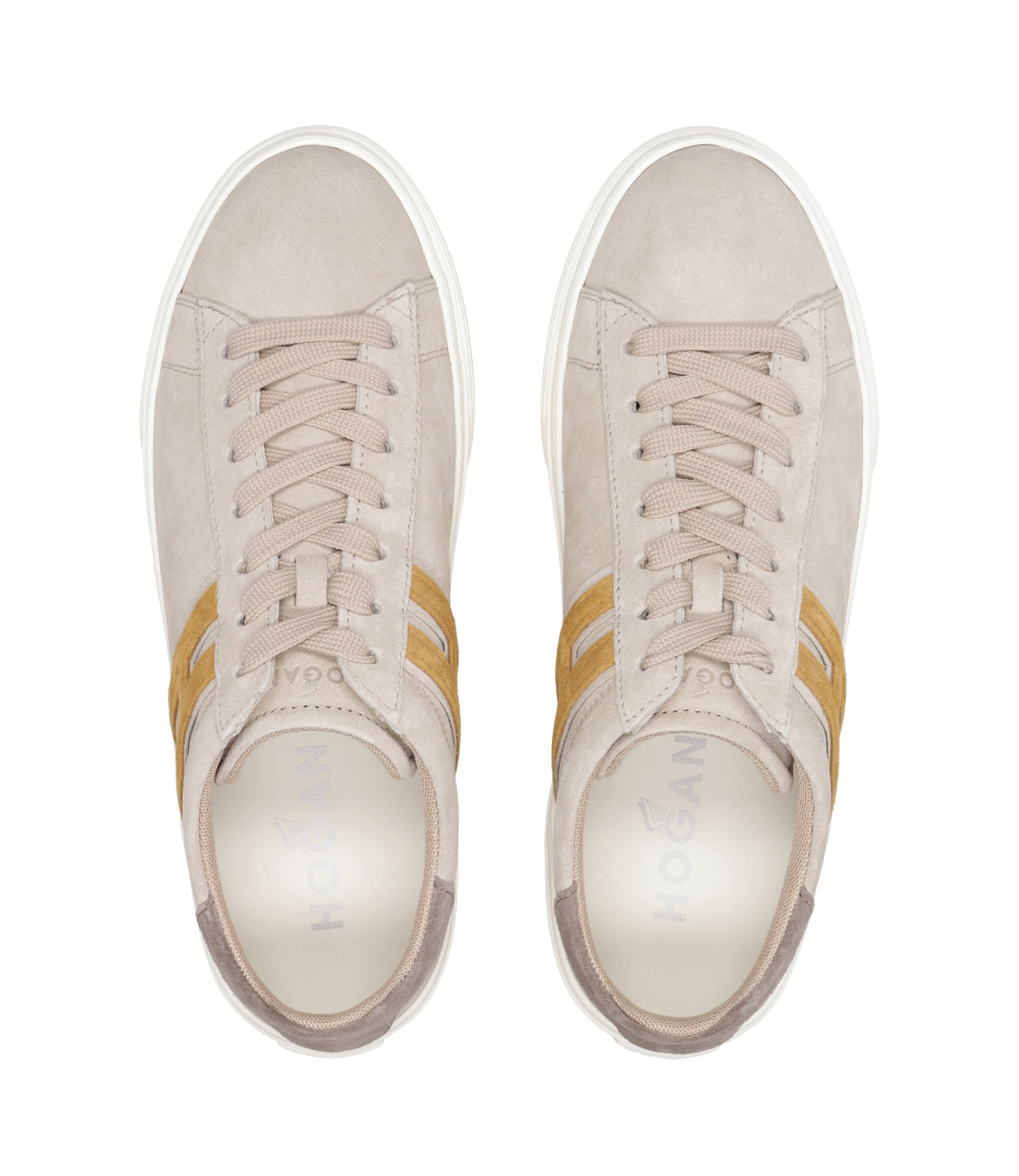 Hogan | Sneakers H365 Allacciato Beige e Giallo