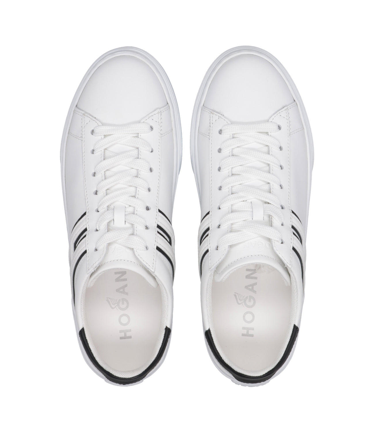 Hogan | Sneakers H365 Allacciato H Canaletto Bianco e Nero