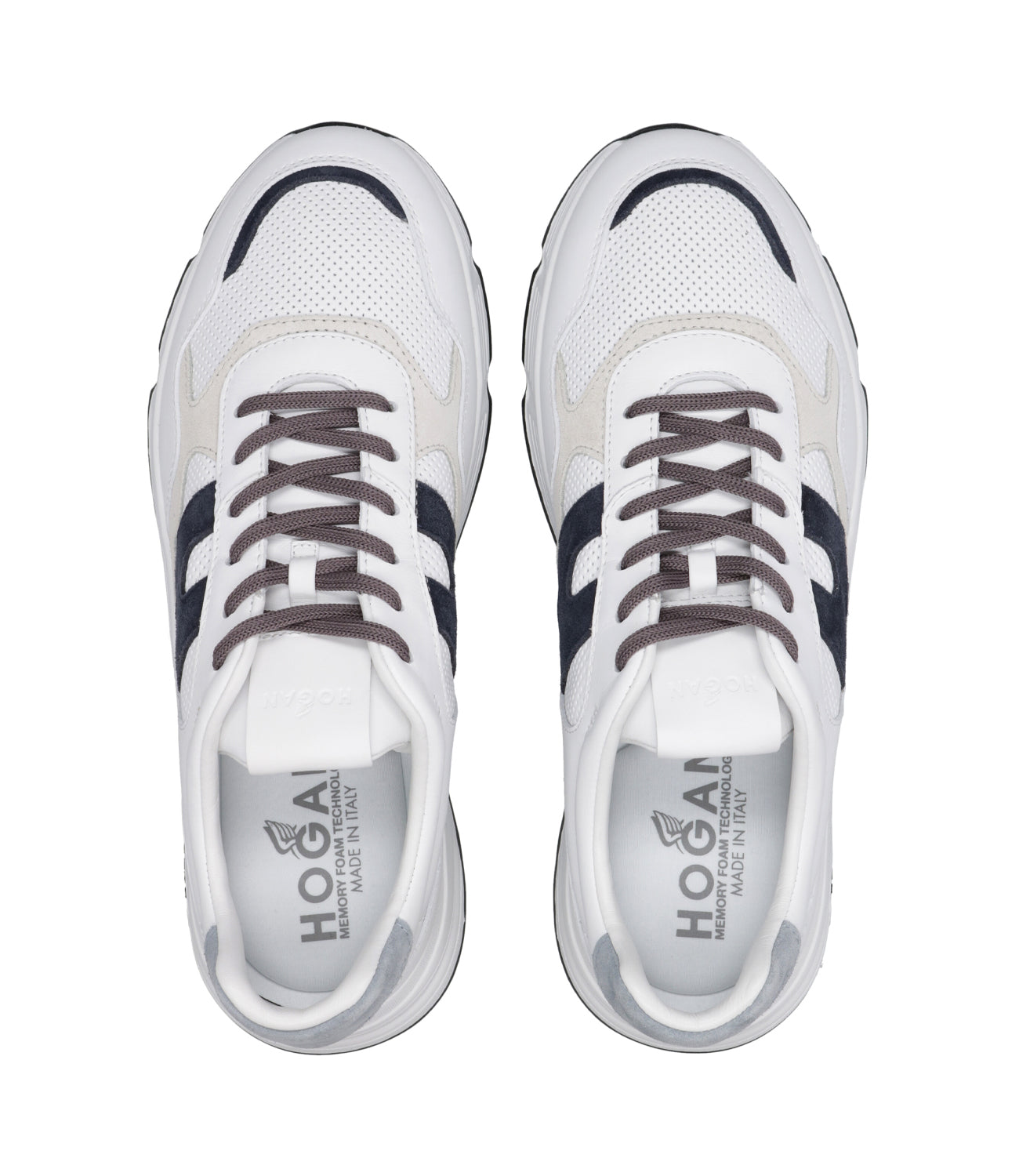 Hogan | Black and White Hyperlight Sneakers