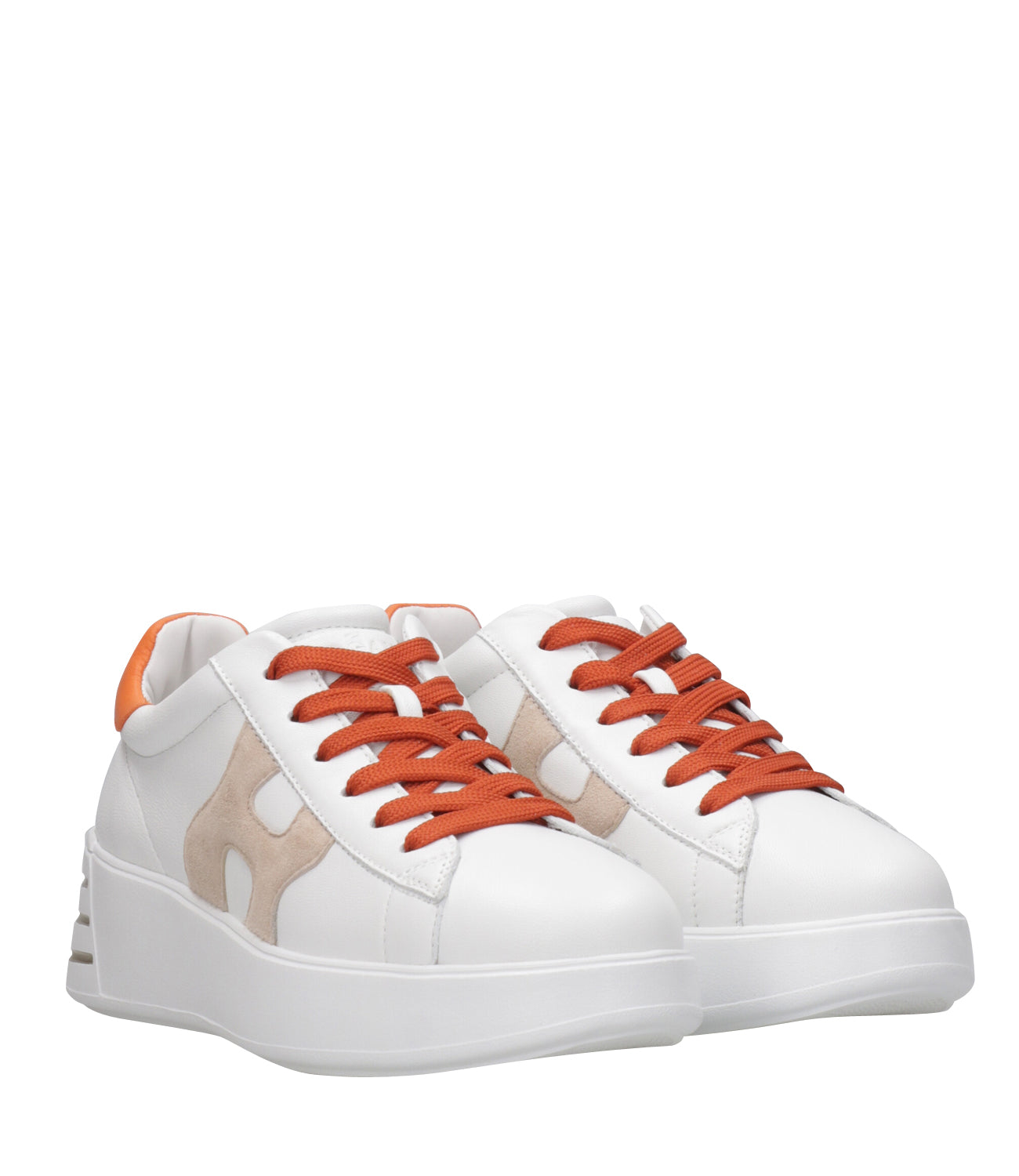 Hogan | Sneakers Rebel Bianco e Arancio