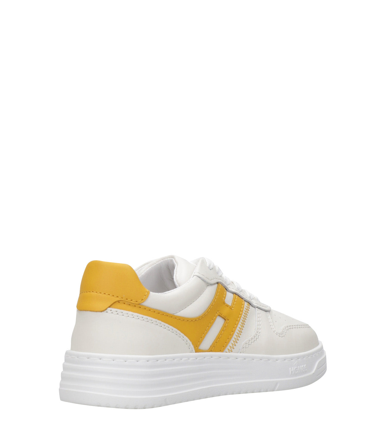 Hogan | Sneakers H630 Allacciato Bianco e Giallo