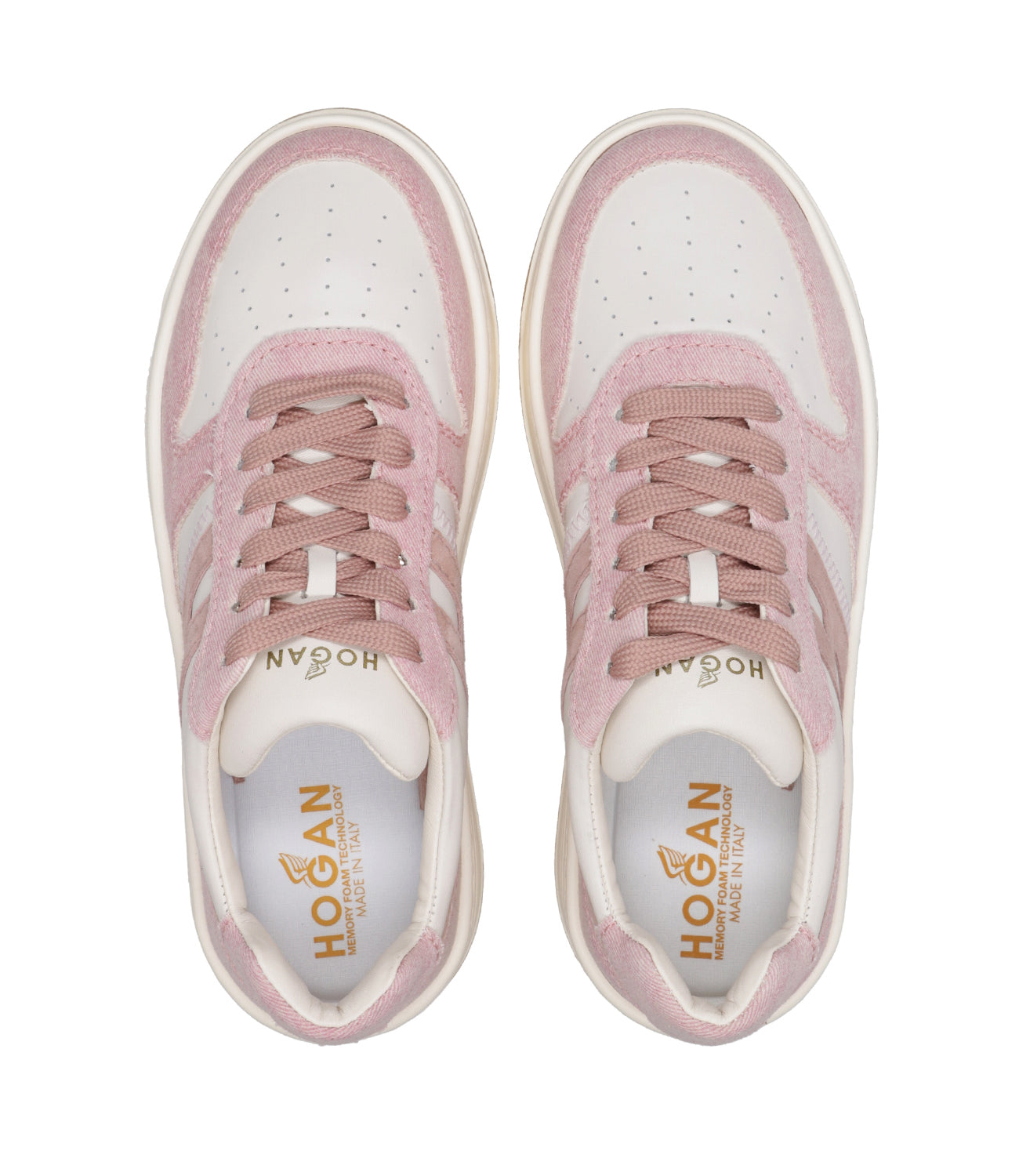 Hogan | Sneakers H630 Pink and White