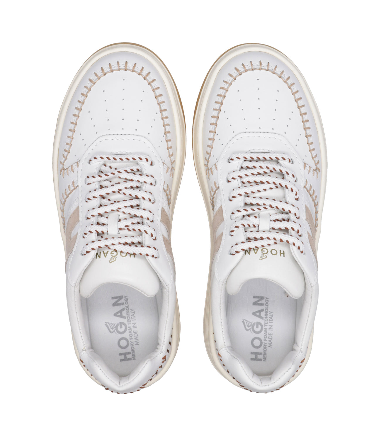 Hogan | Sneakers H630 Bianca e Beige