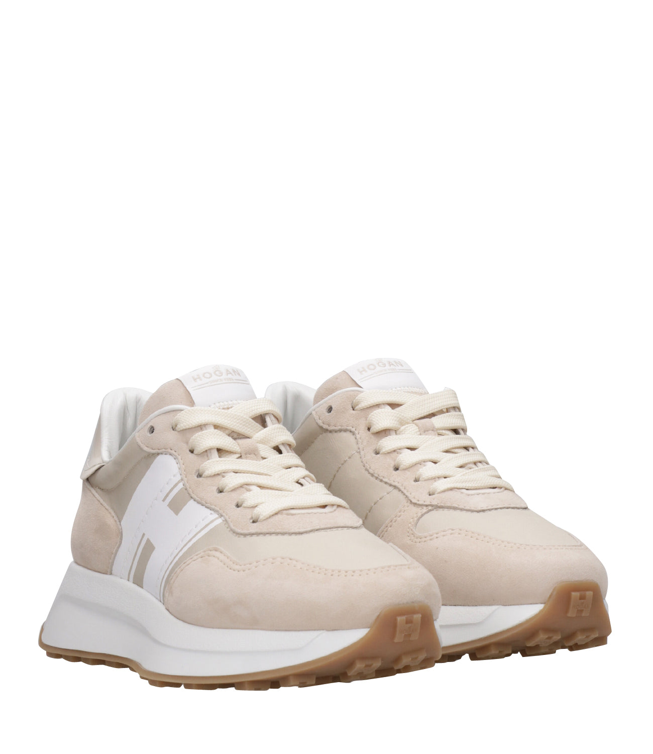 Hogan | Sneakers H641 Bianco e Beige