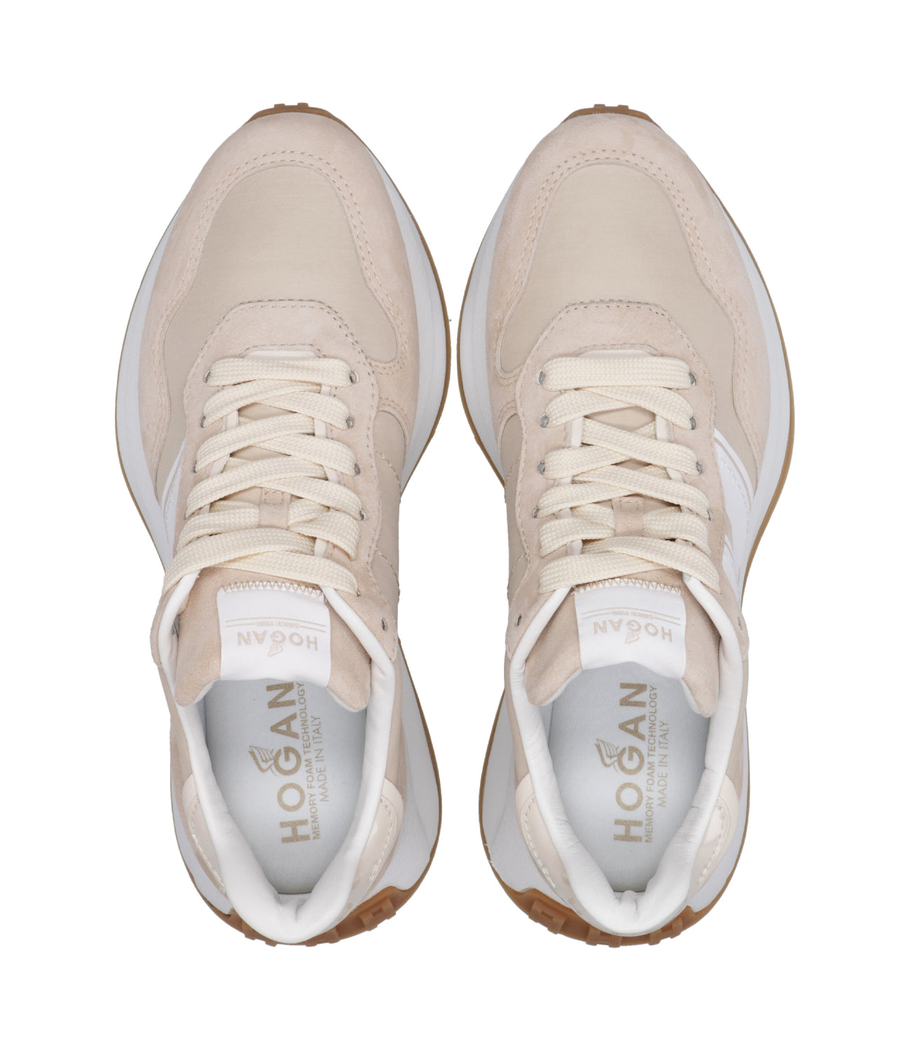 Hogan | Sneakers H641 Bianco e Beige