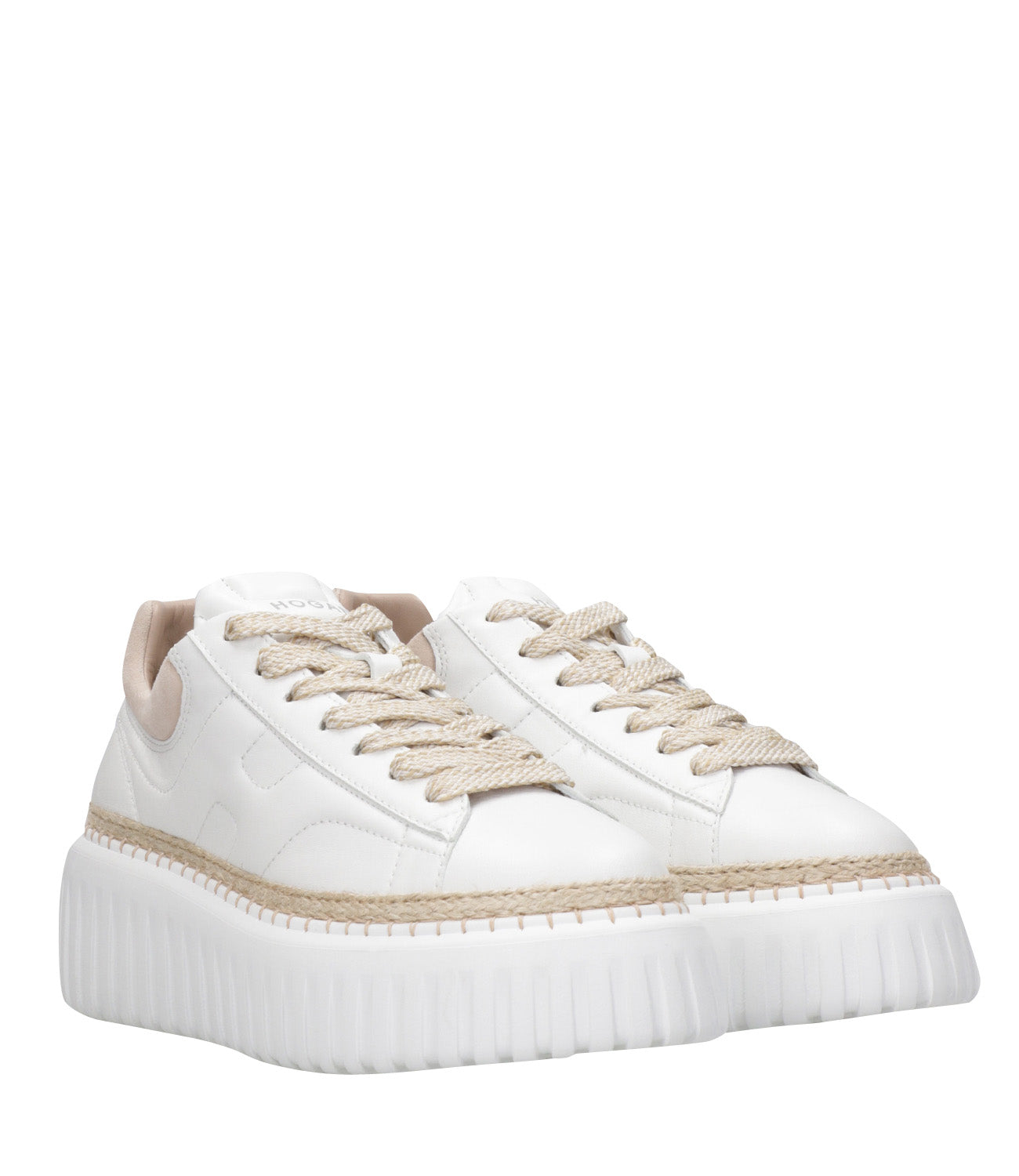 Hogan | Sneakers H-Stripes H659 White and Beige