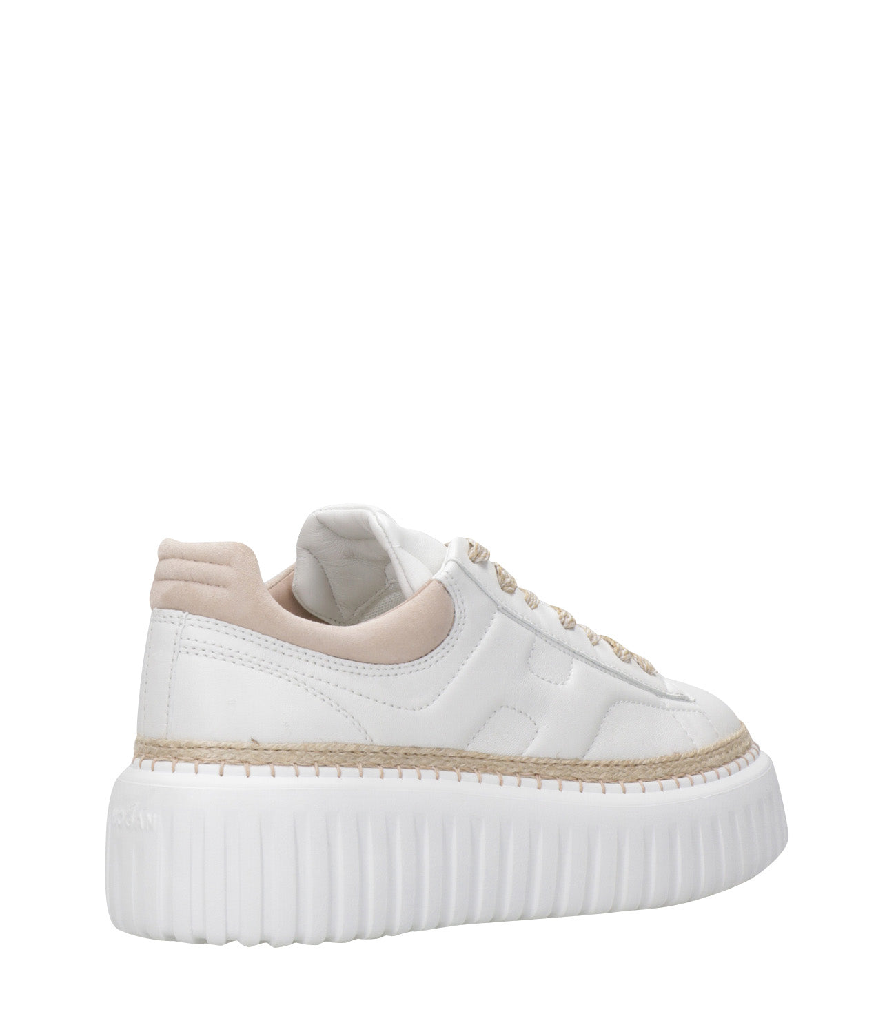 Hogan | Sneakers H-Stripes H659 Bianco e Beige