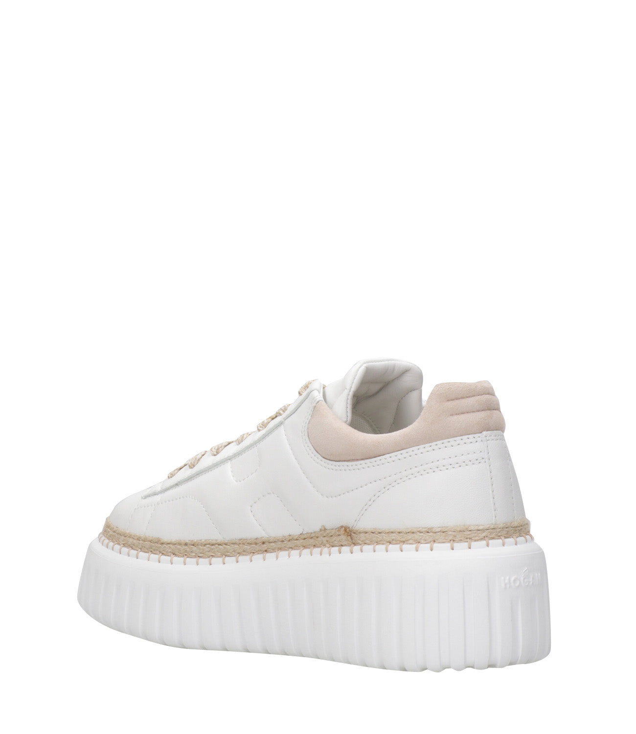 Hogan | Sneakers H-Stripes H659 Bianco e Beige