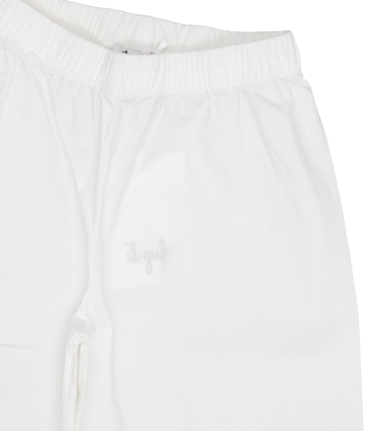 The Owl | White Capri Pants