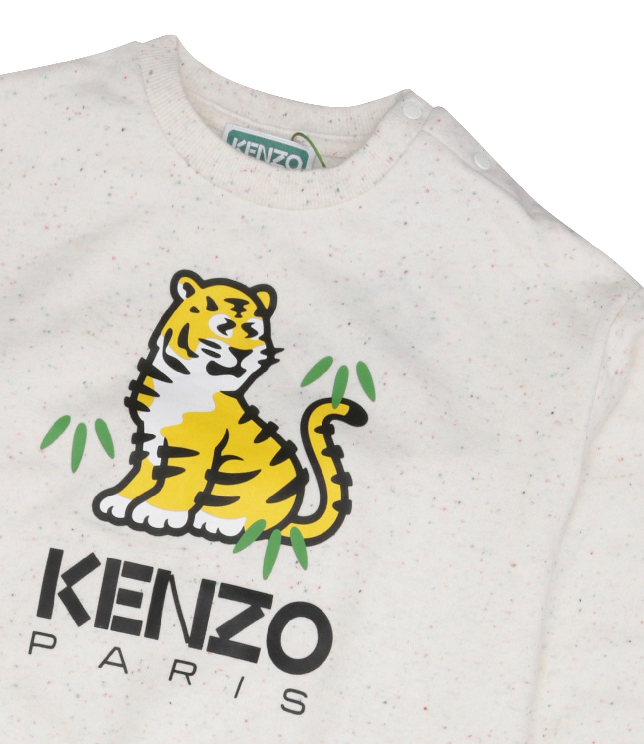 Kenzo Kids | Cream and Yellow Wicker Sweatshirt and Pant Set