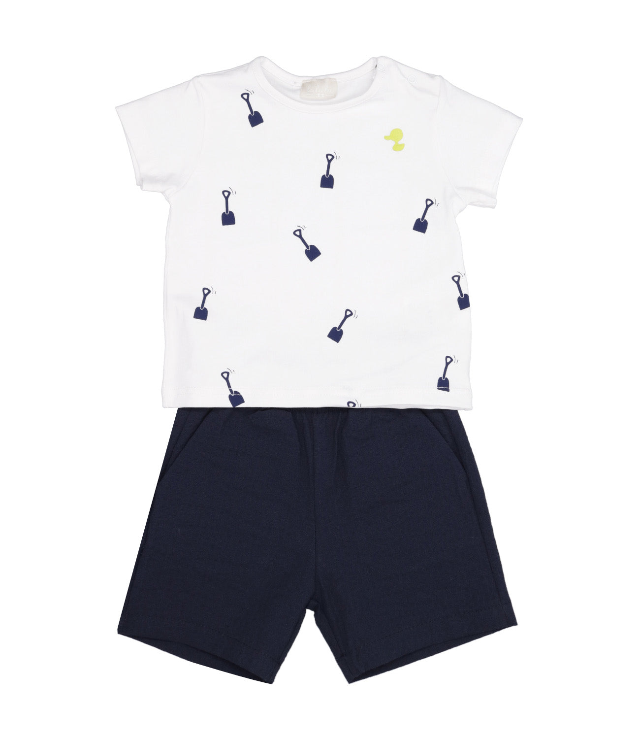 Lalalù | Set T-shirt e Bermuda Blu Navy